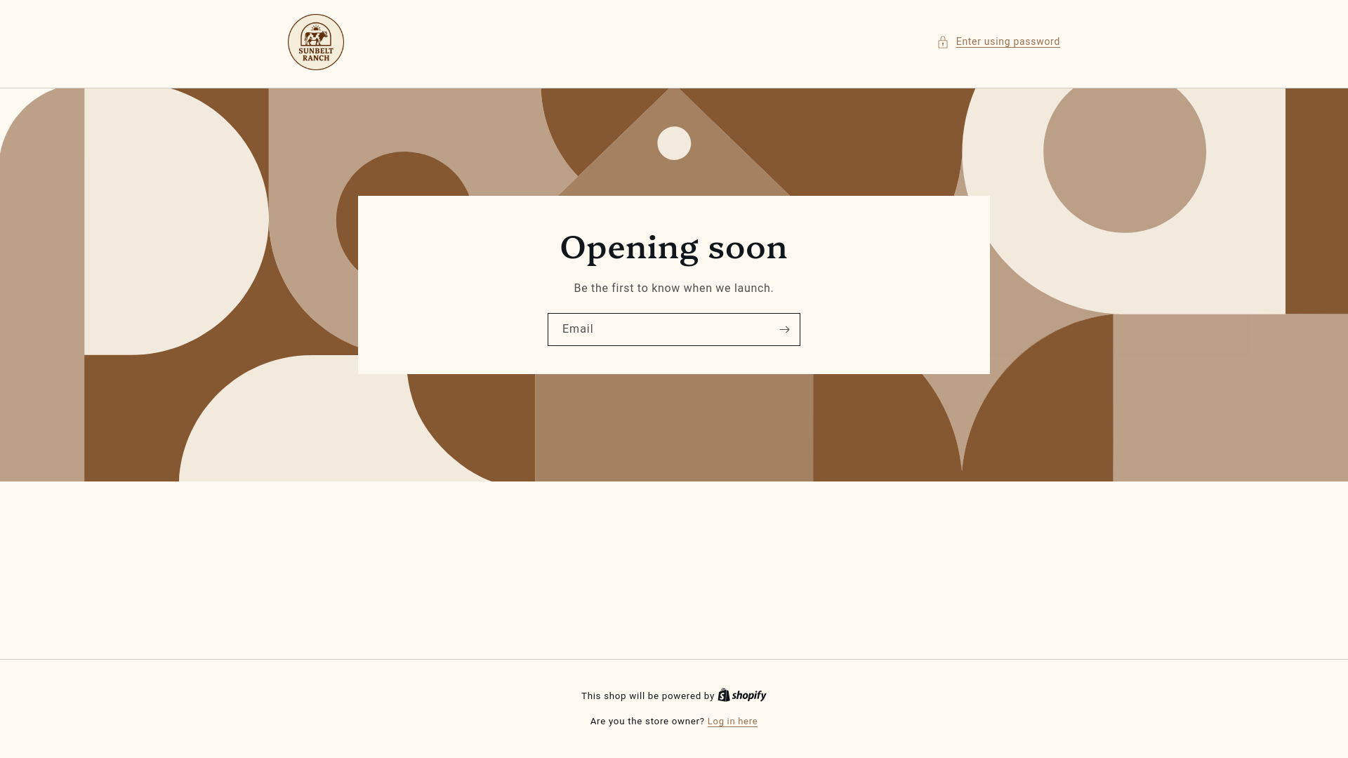 website screenshot of https://sunbeltranch.farm/