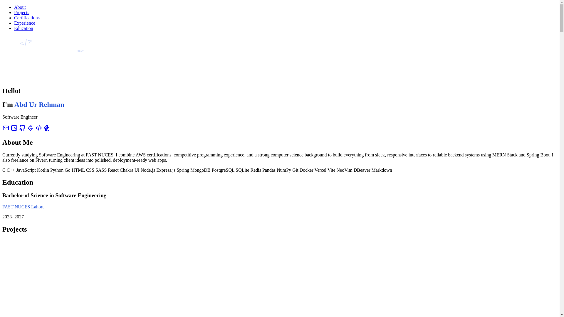 website screenshot of https://a-noob-in-coding.me/