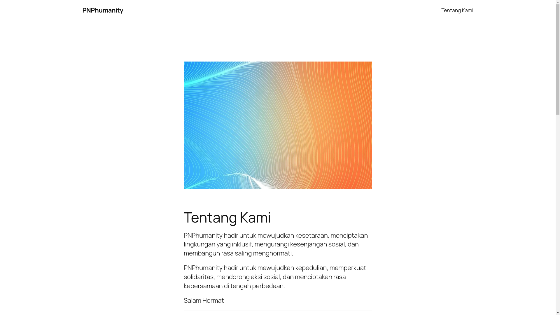 website screenshot of https://pnphumanity.com/