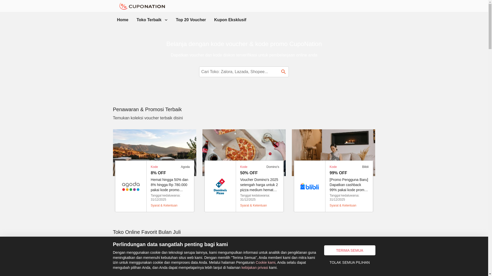 website screenshot of https://paribakar.shop/