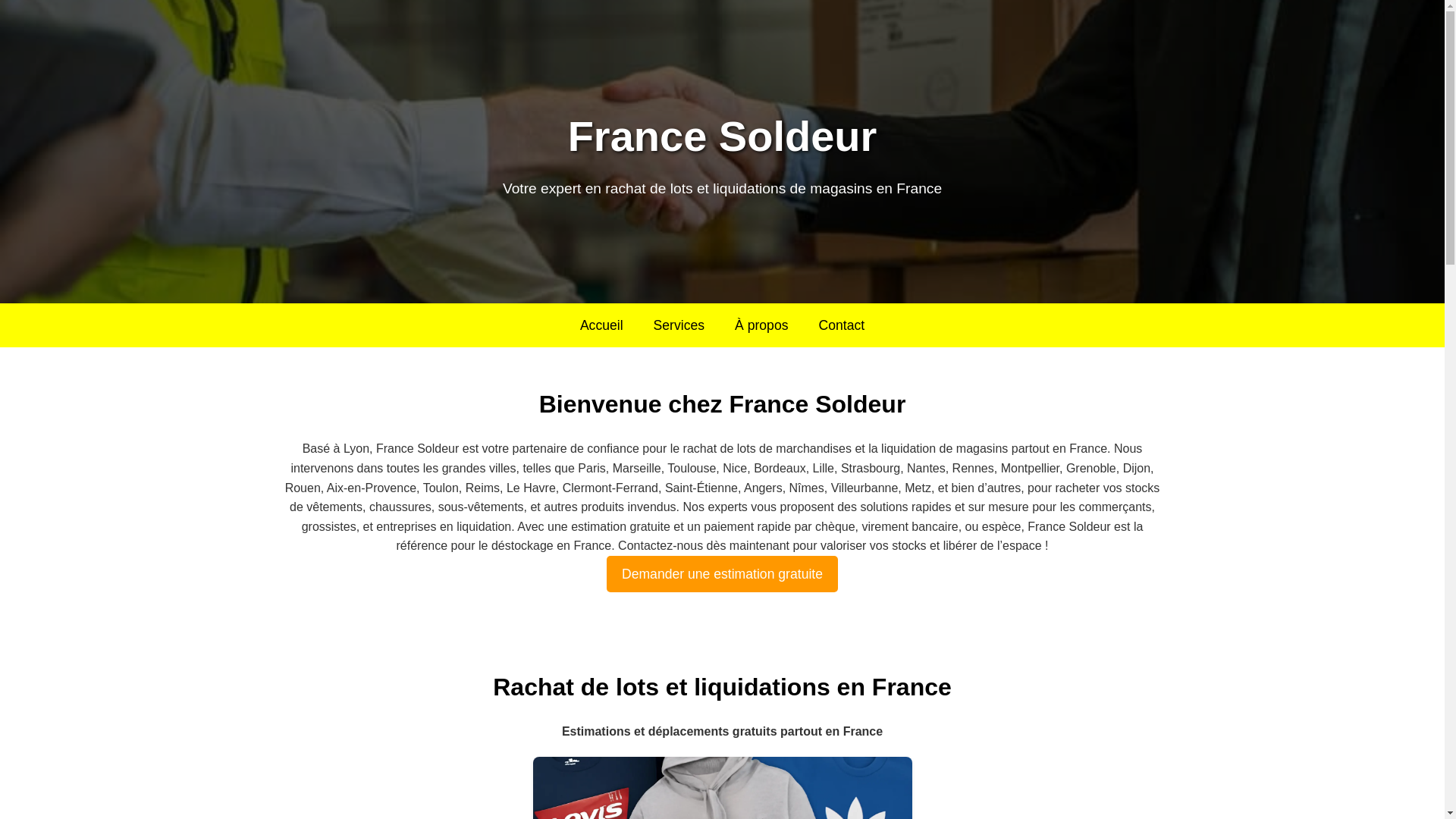 website screenshot of https://francesoldeur.fr/