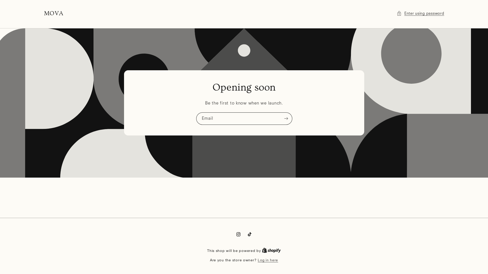 website screenshot of https://movaofficialshop.com/