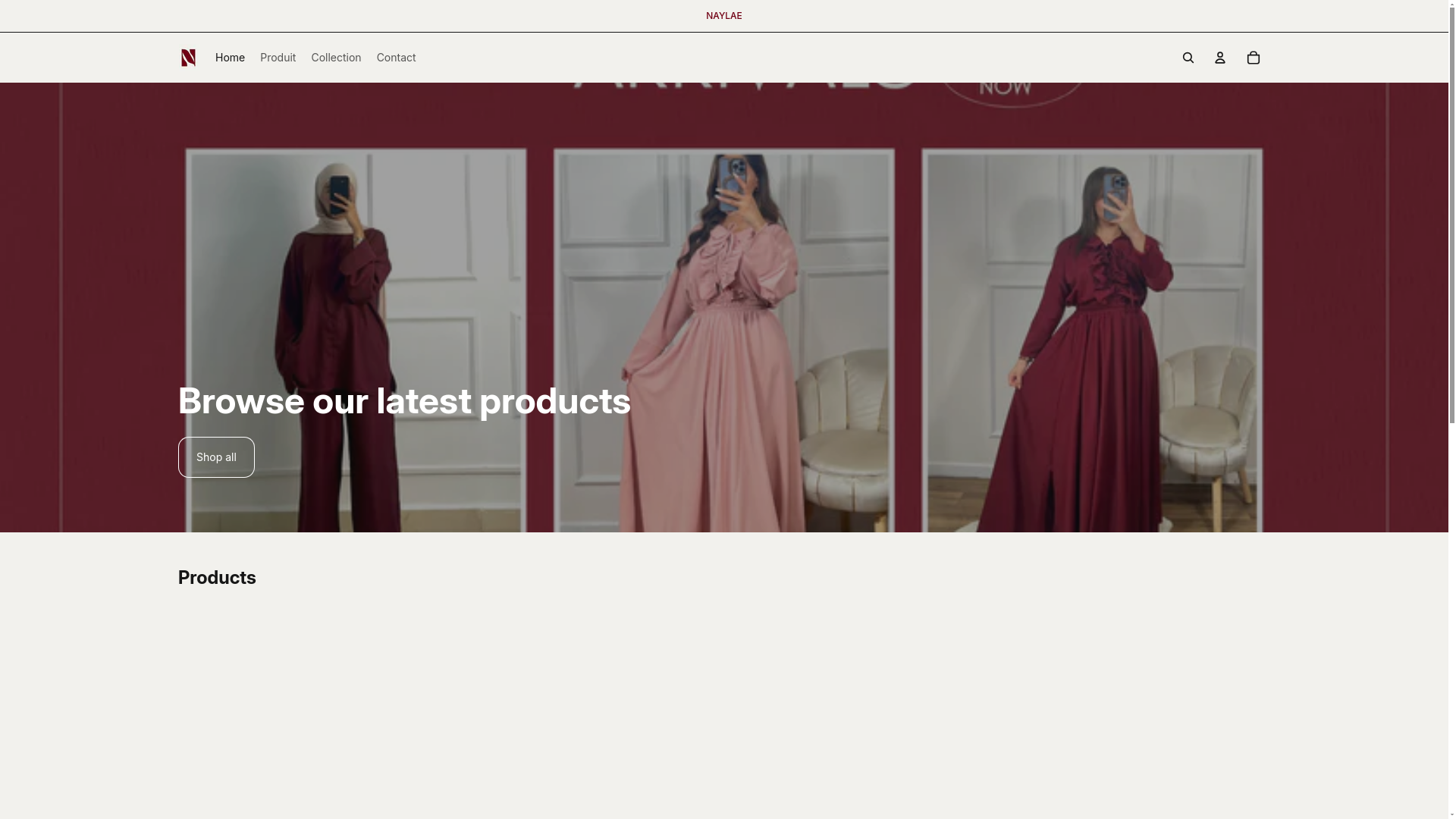 website screenshot of https://naylaedz.com/