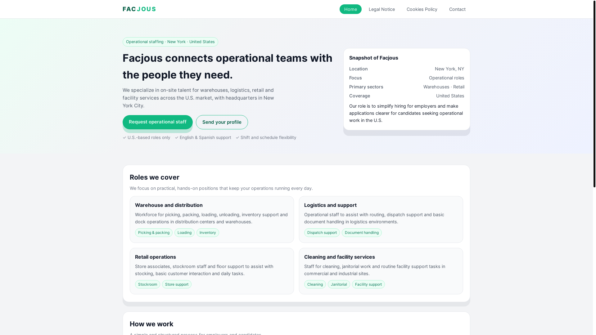 website screenshot of https://facjous.com/