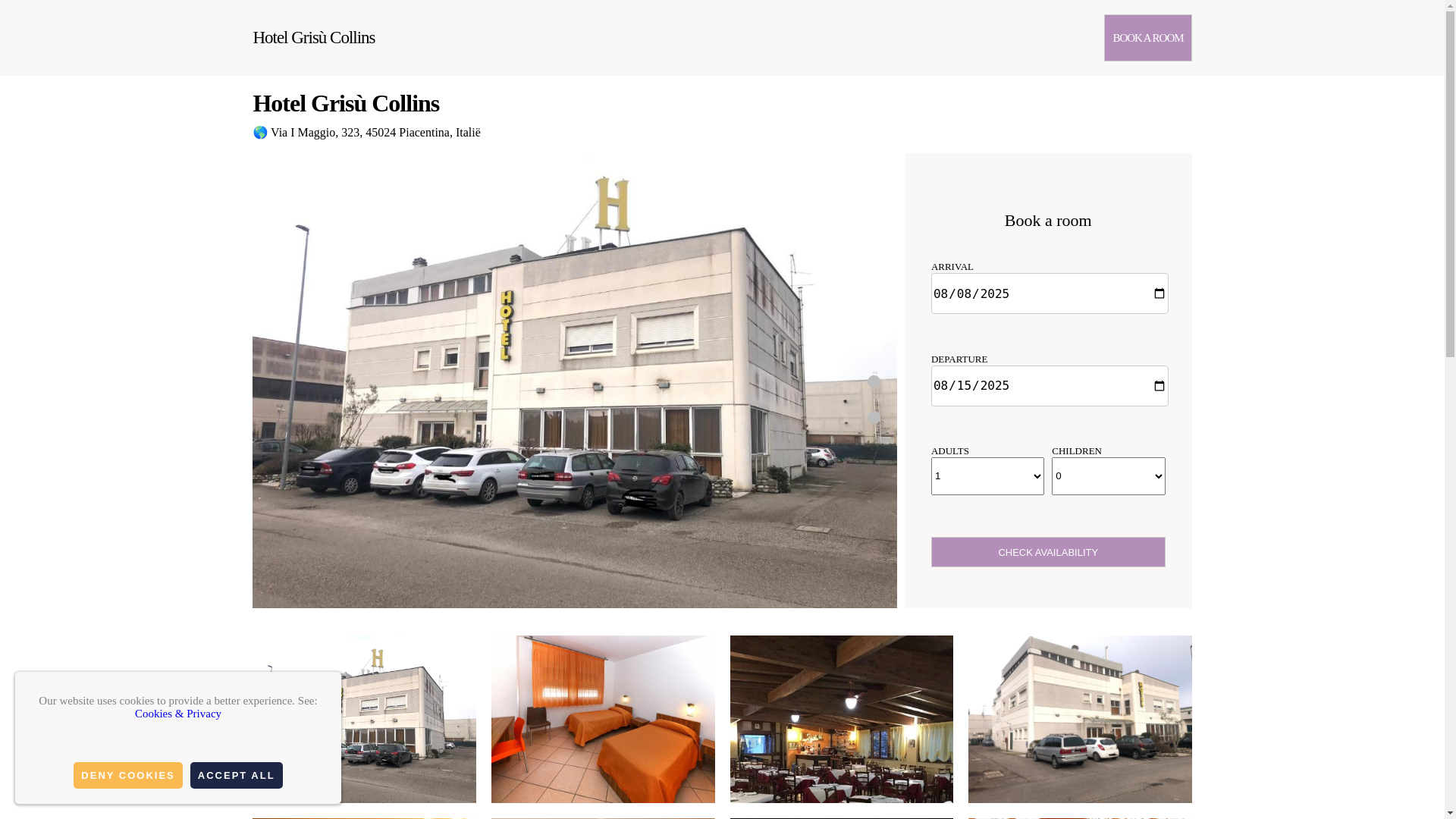 website screenshot of https://hotel-grisu-collins.com.es/