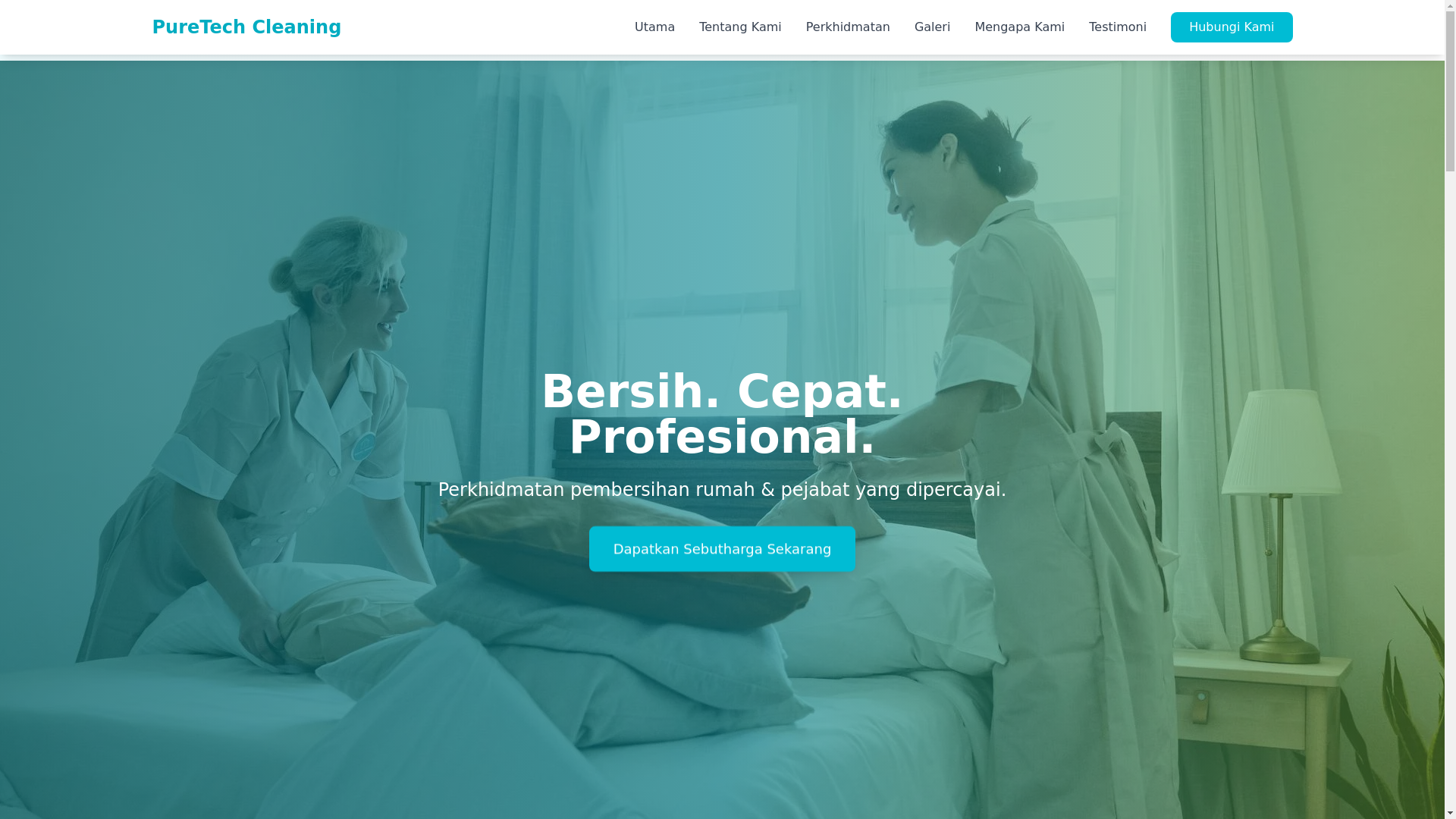 website screenshot of https://cleaningservices.pages.dev/