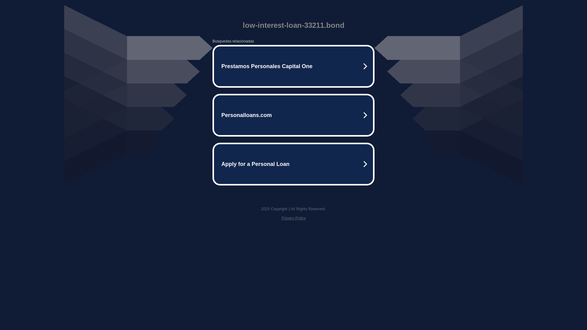 website screenshot of https://low-interest-loan-33211.bond/