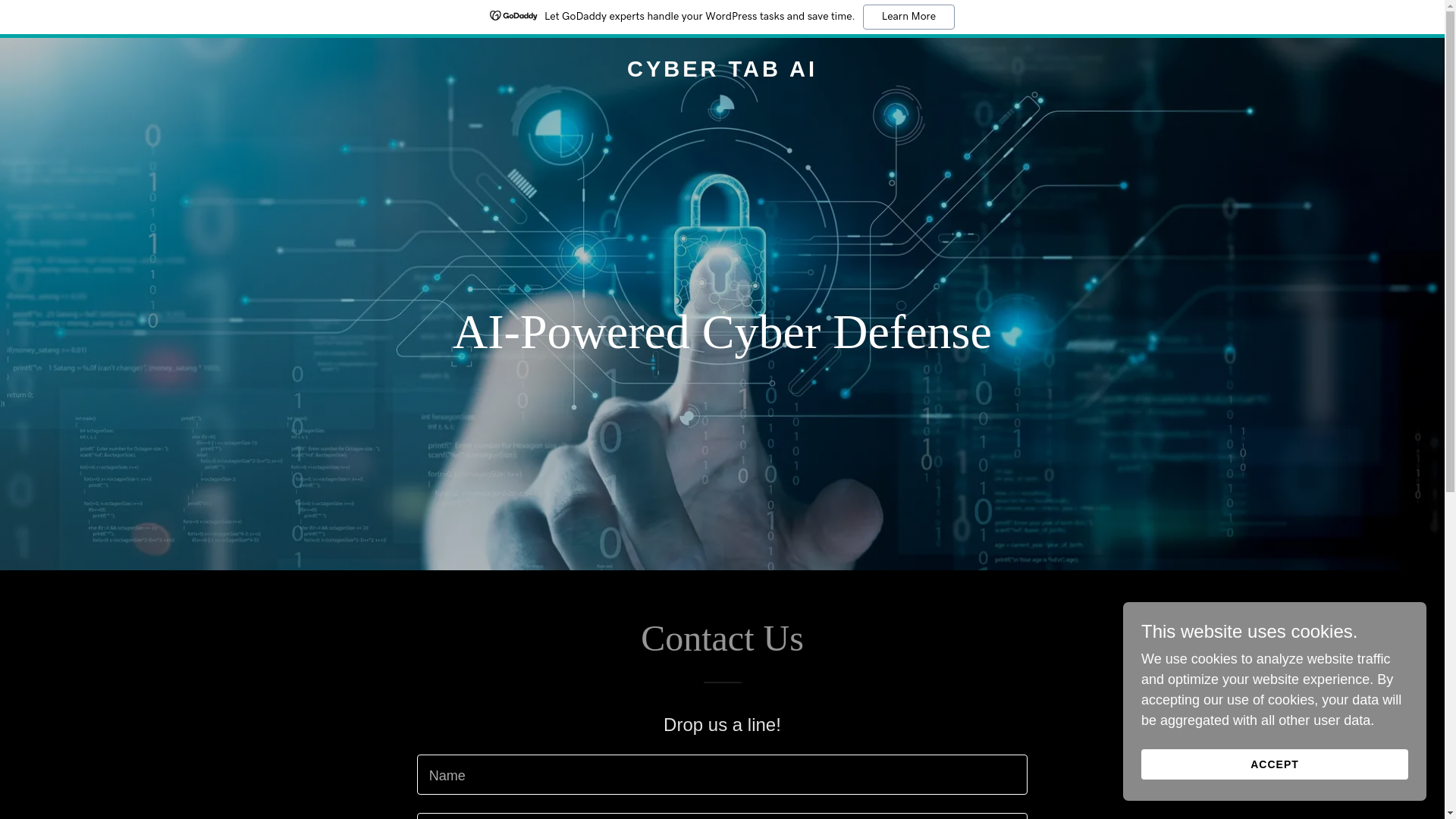 website screenshot of https://cybertabai.com/