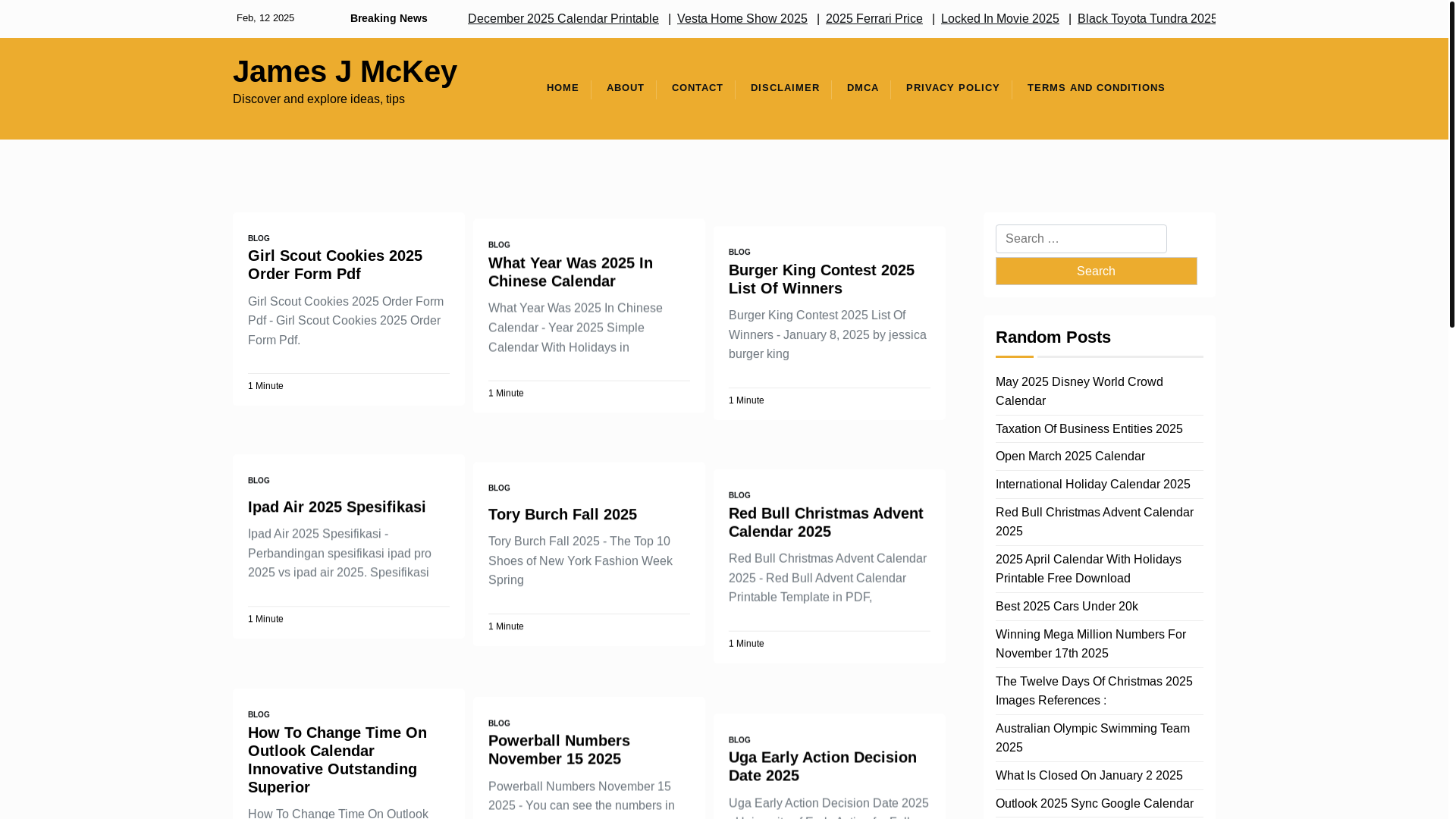 website screenshot of https://jamesjmckeym.pages.dev/