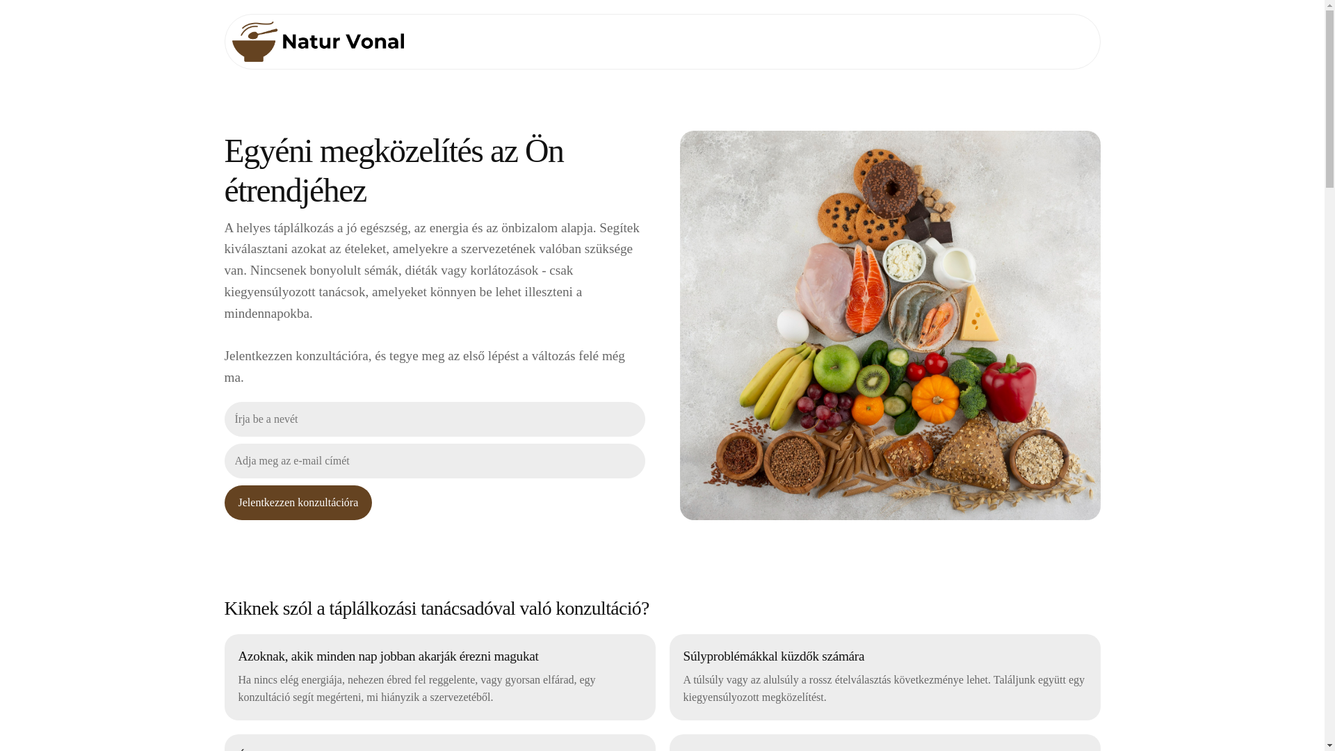 website screenshot of https://naturvonalone.com/