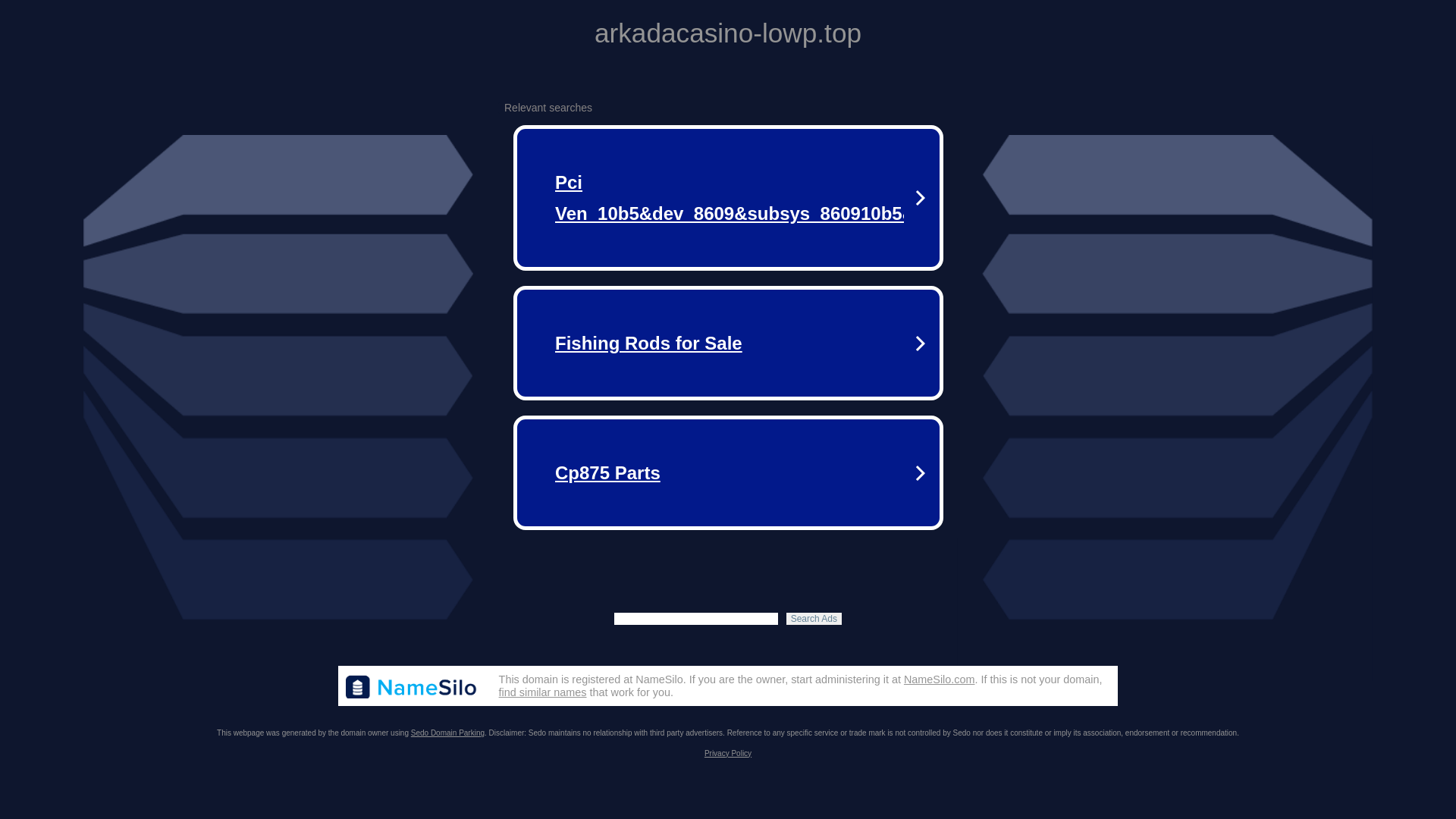 website screenshot of https://arkadacasino-lowp.top/