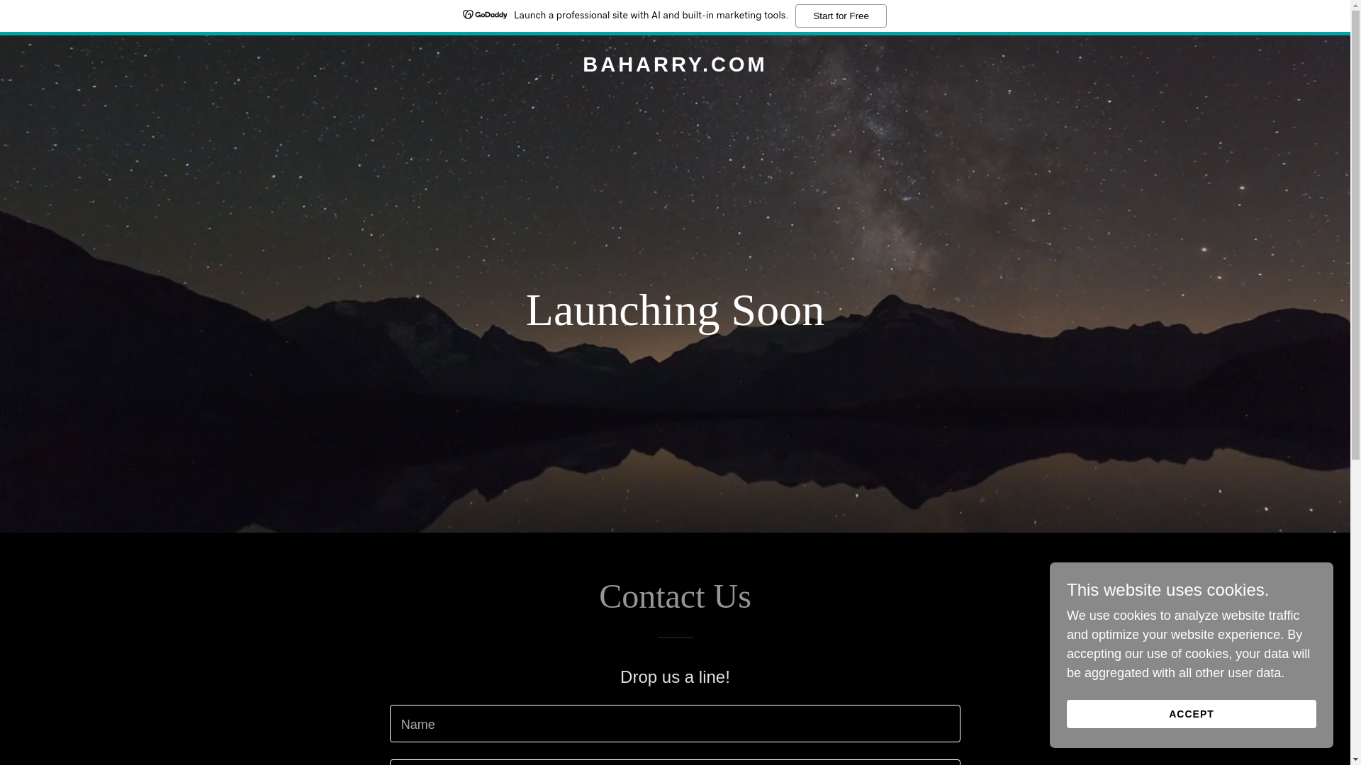 website screenshot of https://baharry.com/