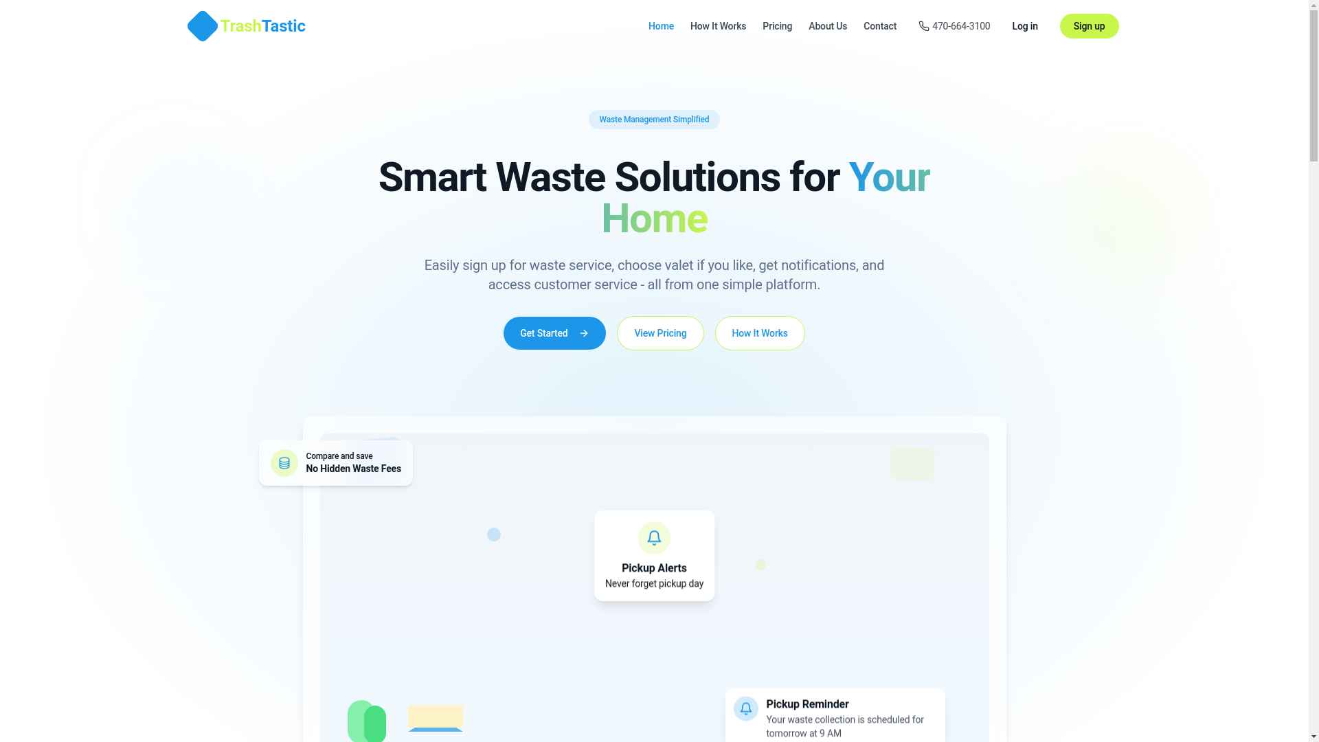 website screenshot of https://trashtastic-website-beta.pages.dev/