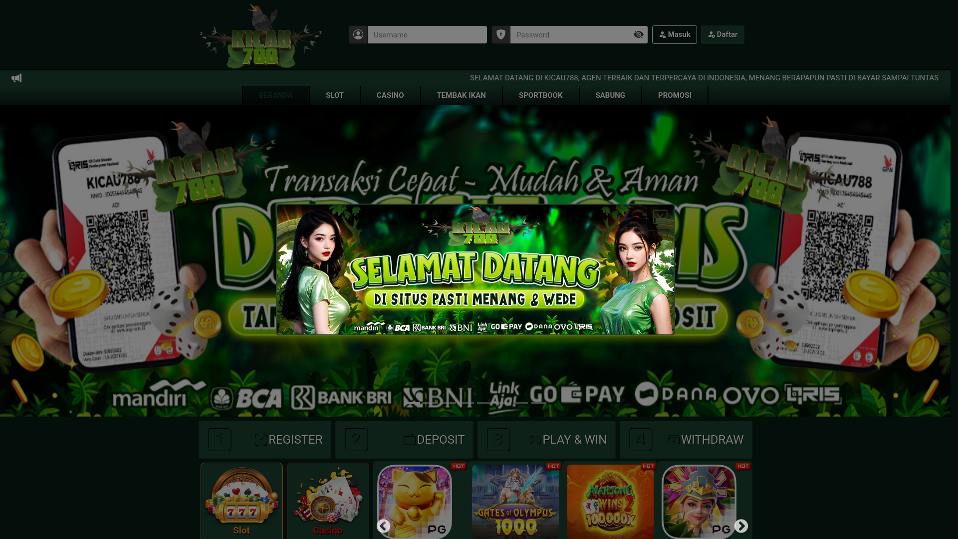 website screenshot of https://link-kicau788.cyou/