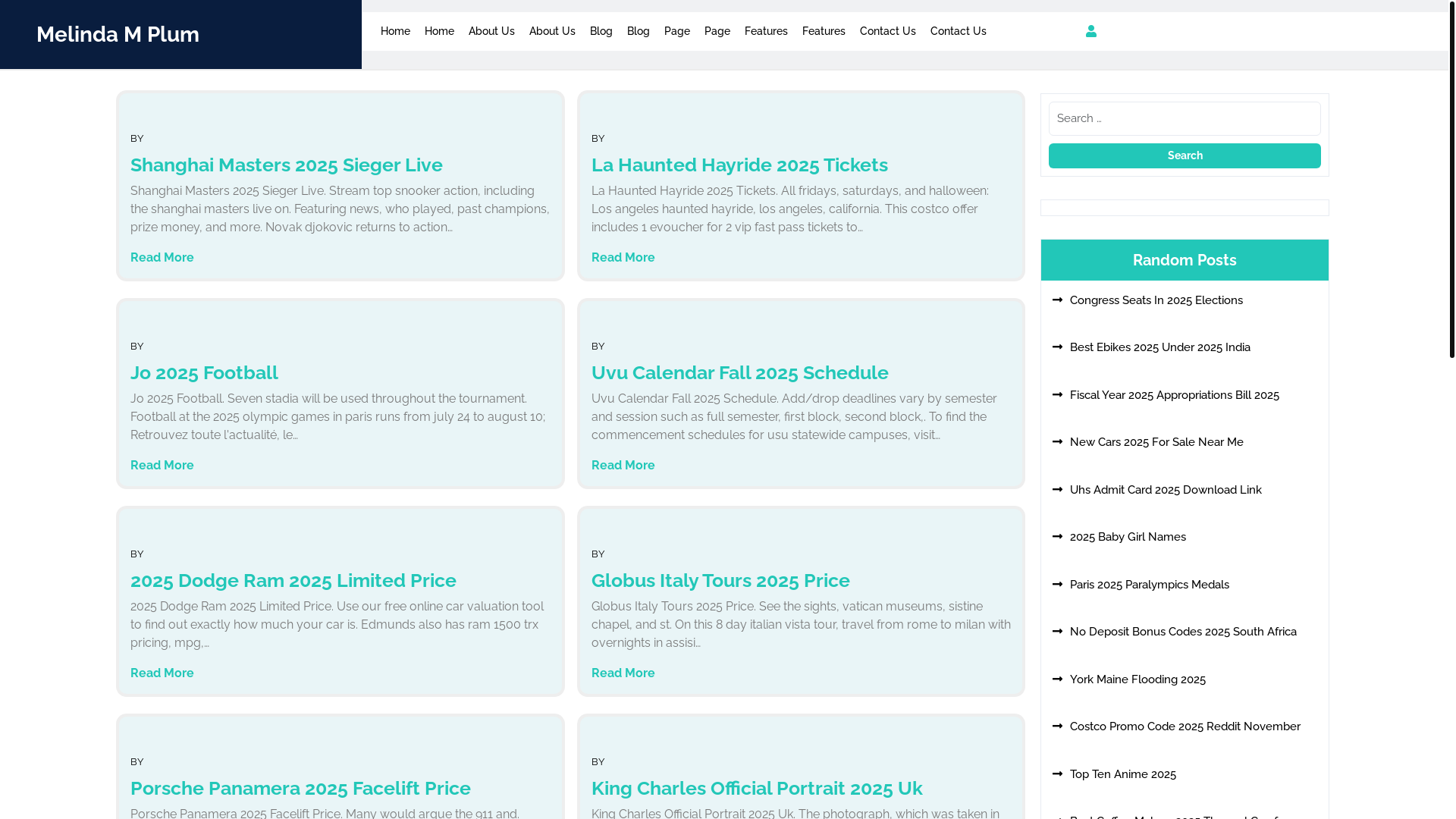 website screenshot of https://melindamplumm.pages.dev/