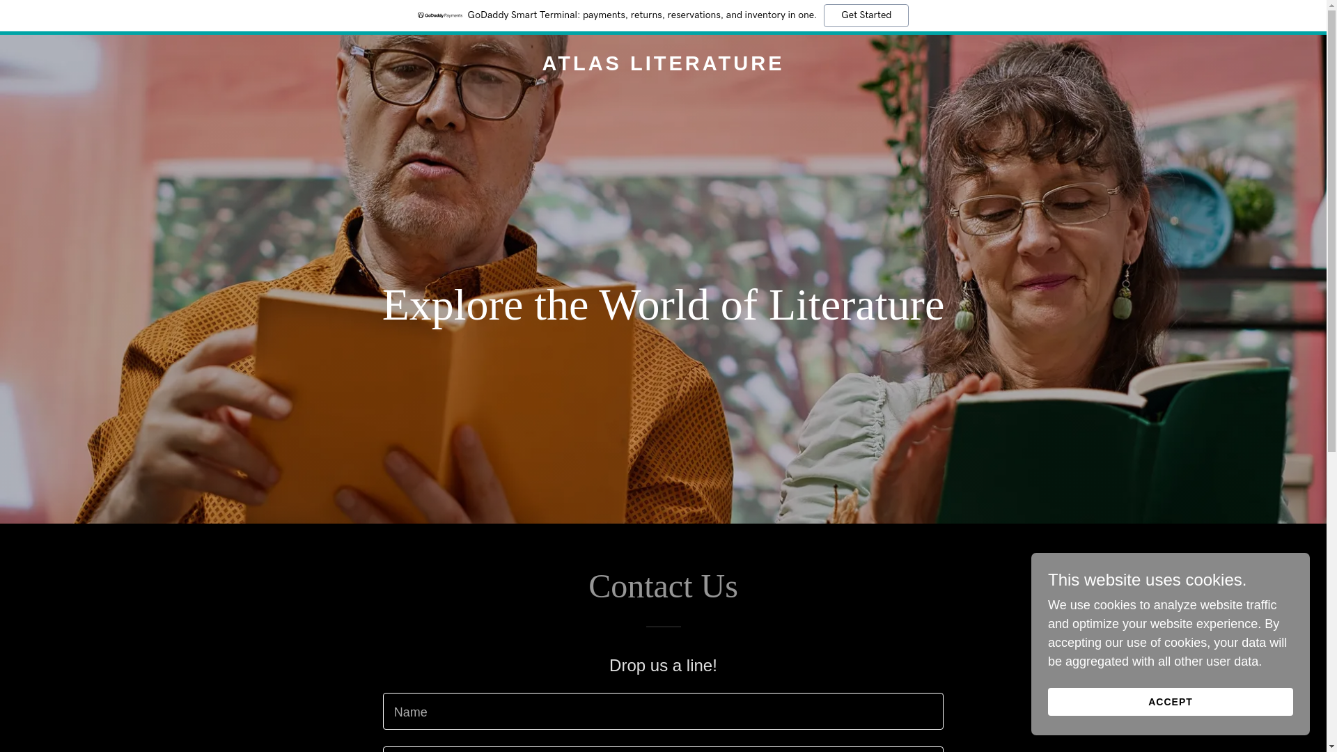 website screenshot of https://atlasliterature.com/