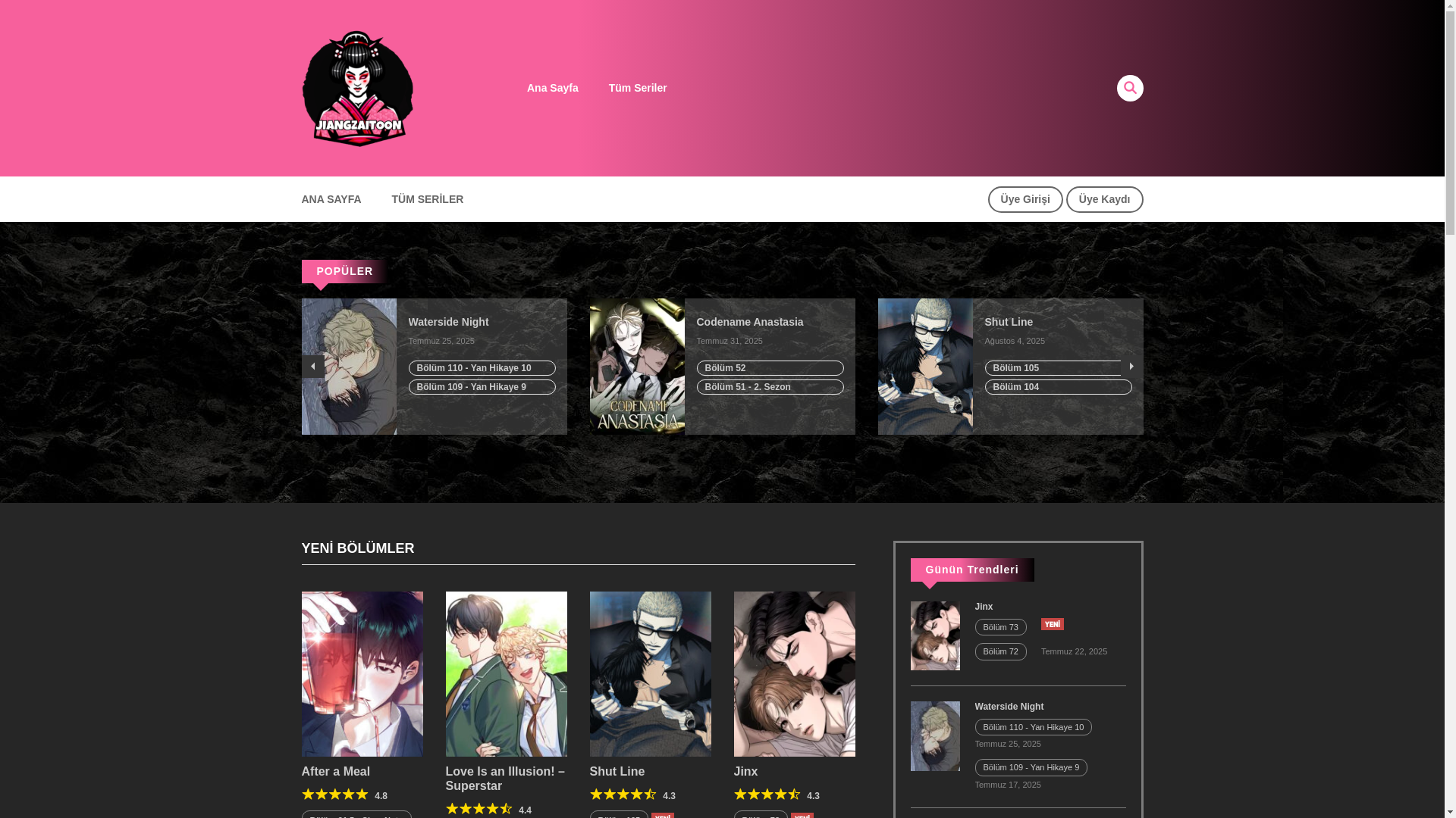 website screenshot of https://jiangzaitoon.bar/