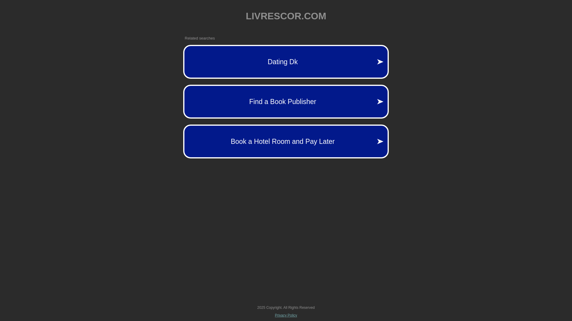 website screenshot of https://livrescor.com/