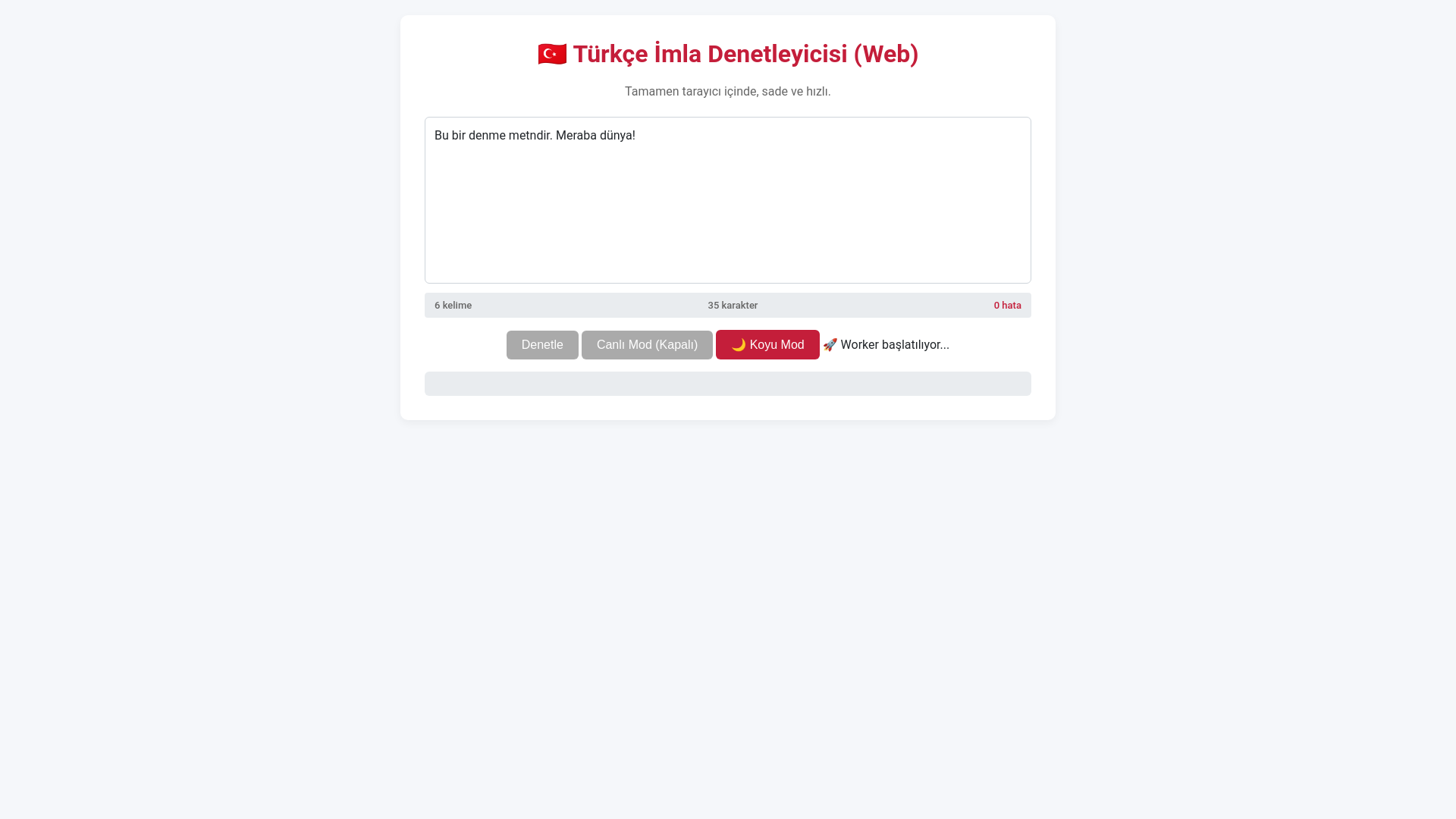 website screenshot of https://spellcheckertr1.pages.dev/
