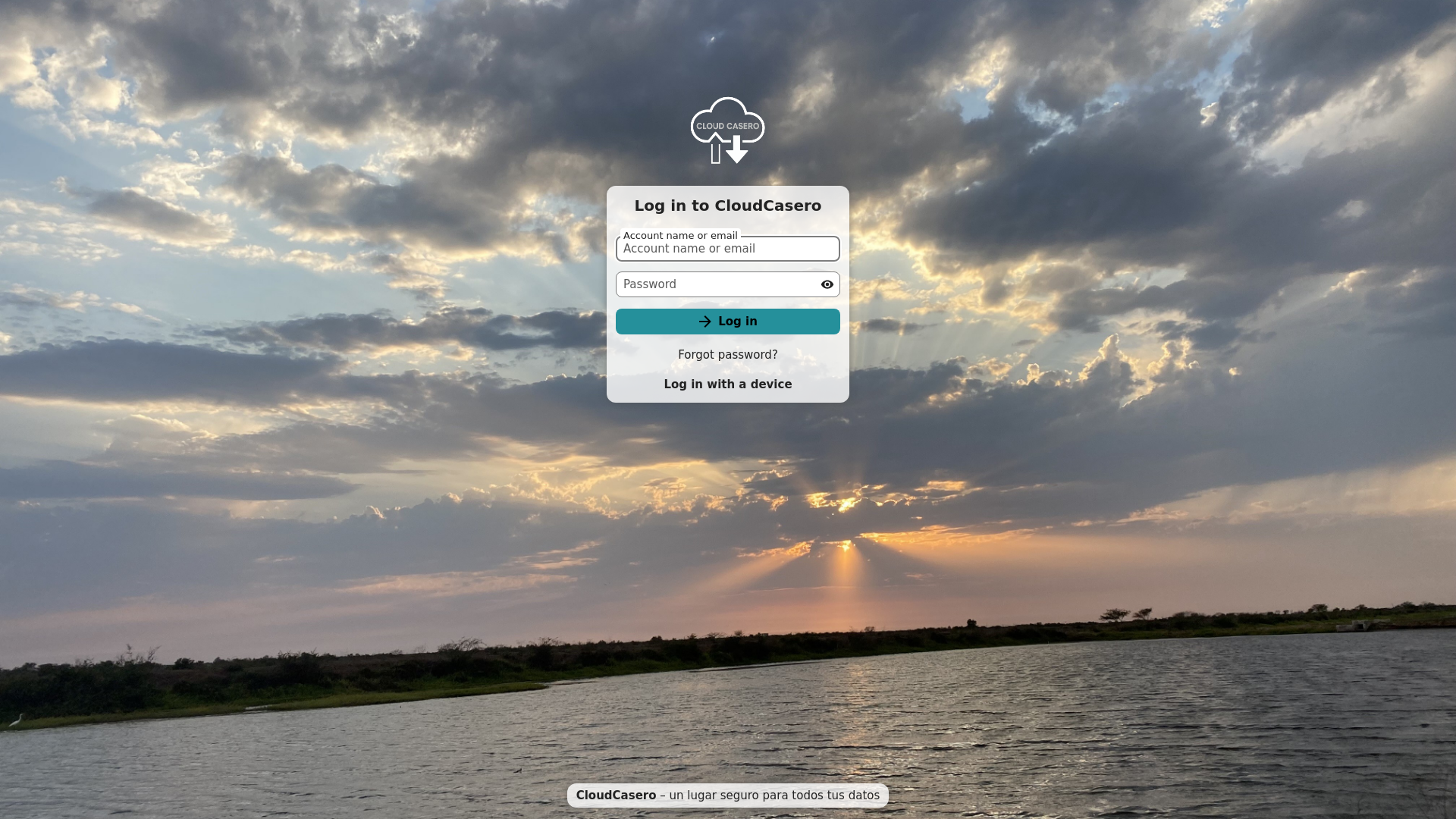 website screenshot of https://cloudcasero.com/