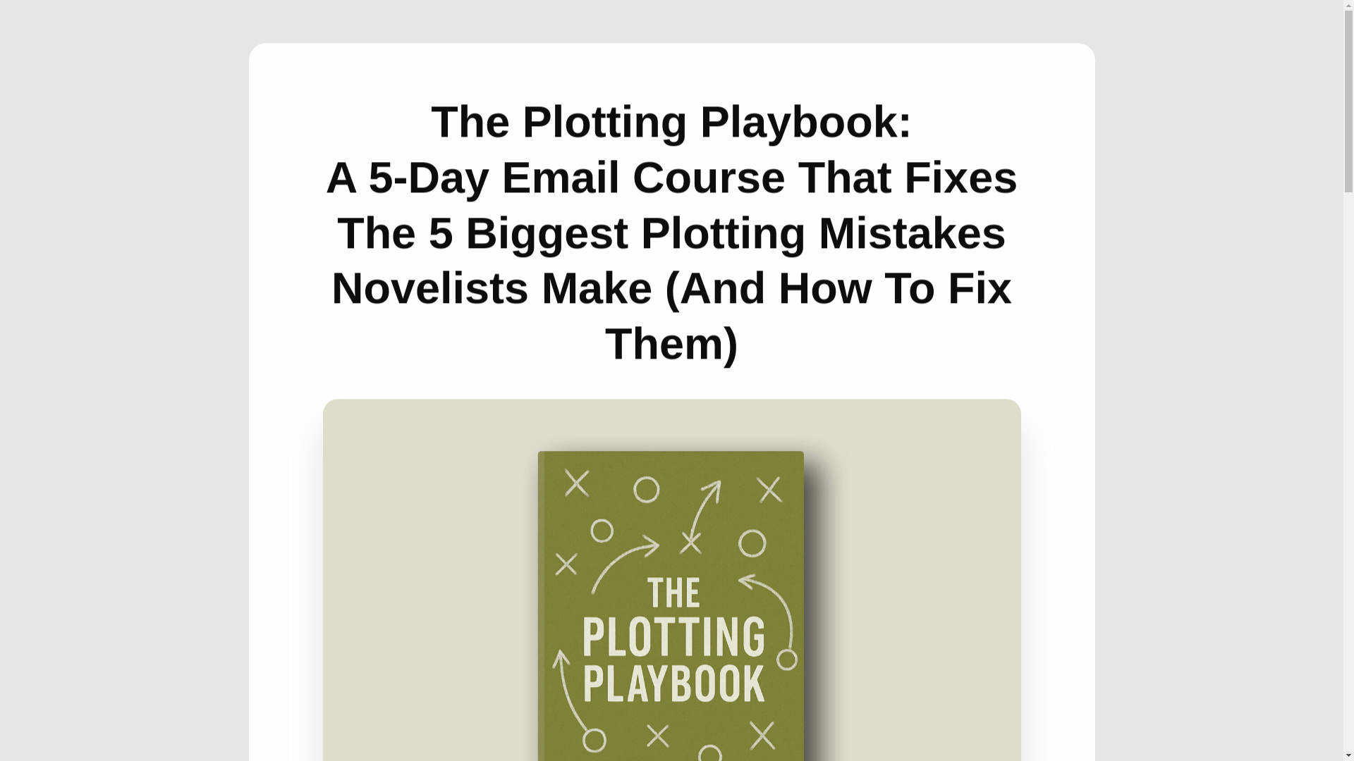 website screenshot of https://masteryourplot.com/
