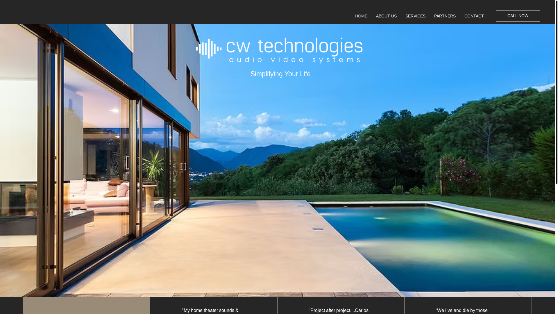 website screenshot of https://cwtechinc.com/