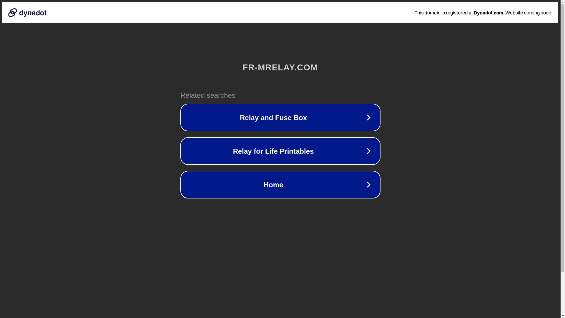 website screenshot of https://fr-mrelay.com/