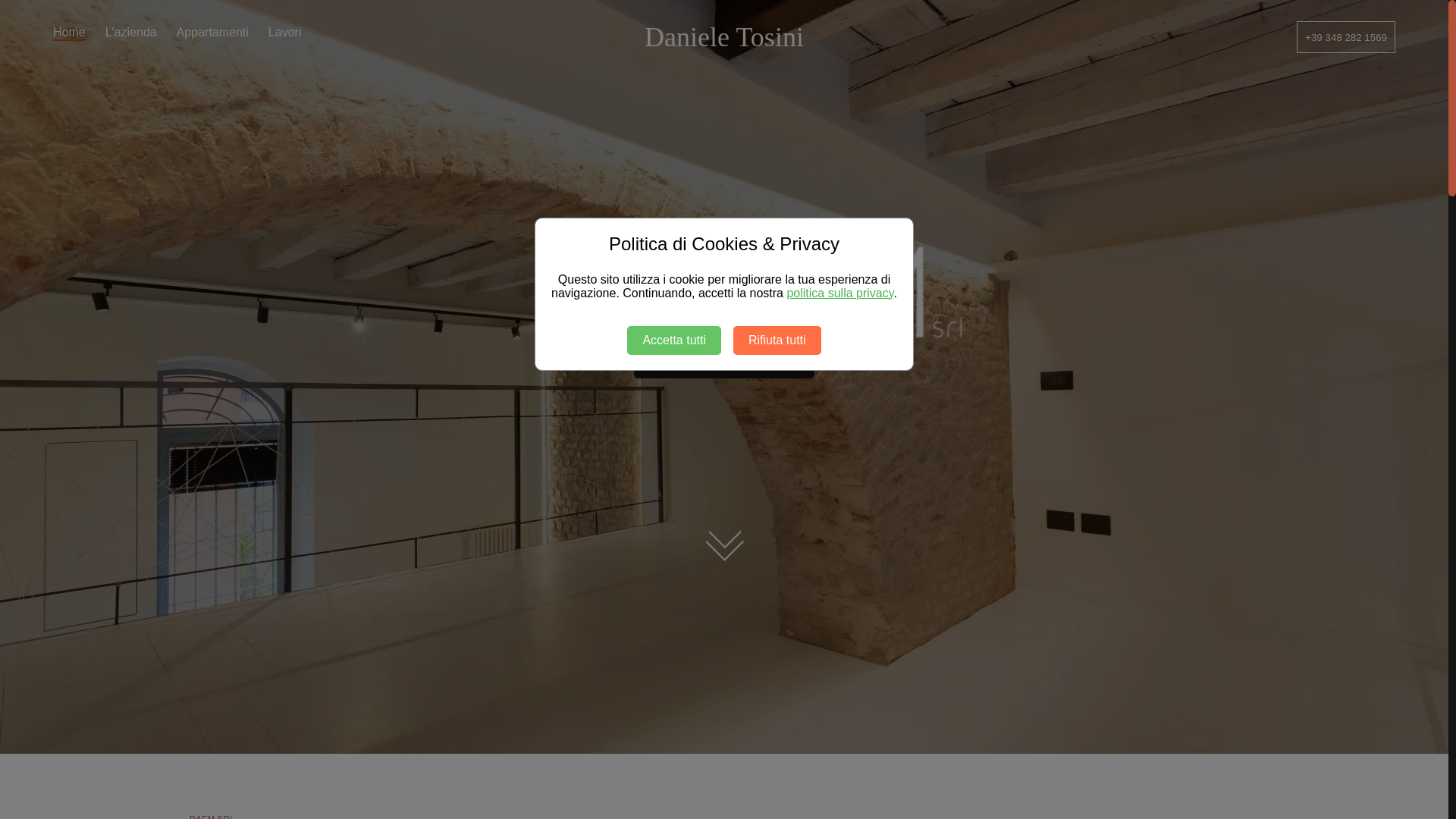 website screenshot of https://daniele-tosini.pages.dev/
