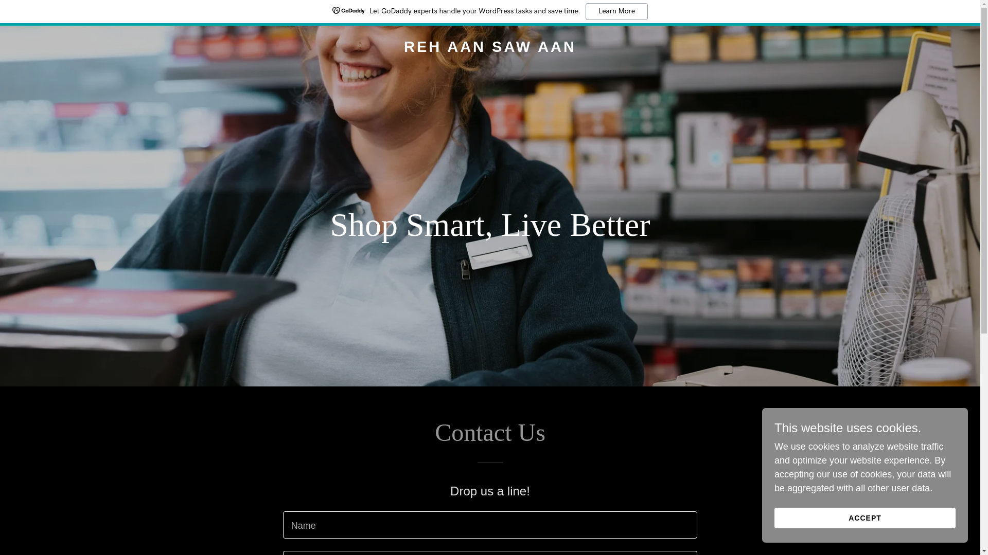 website screenshot of https://reh-aan-saw-aan.store/