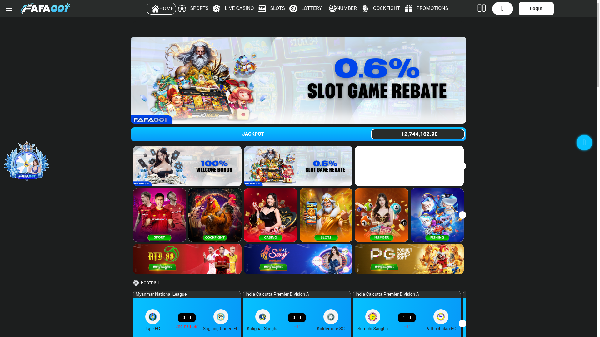 website screenshot of https://001fafakh.live/