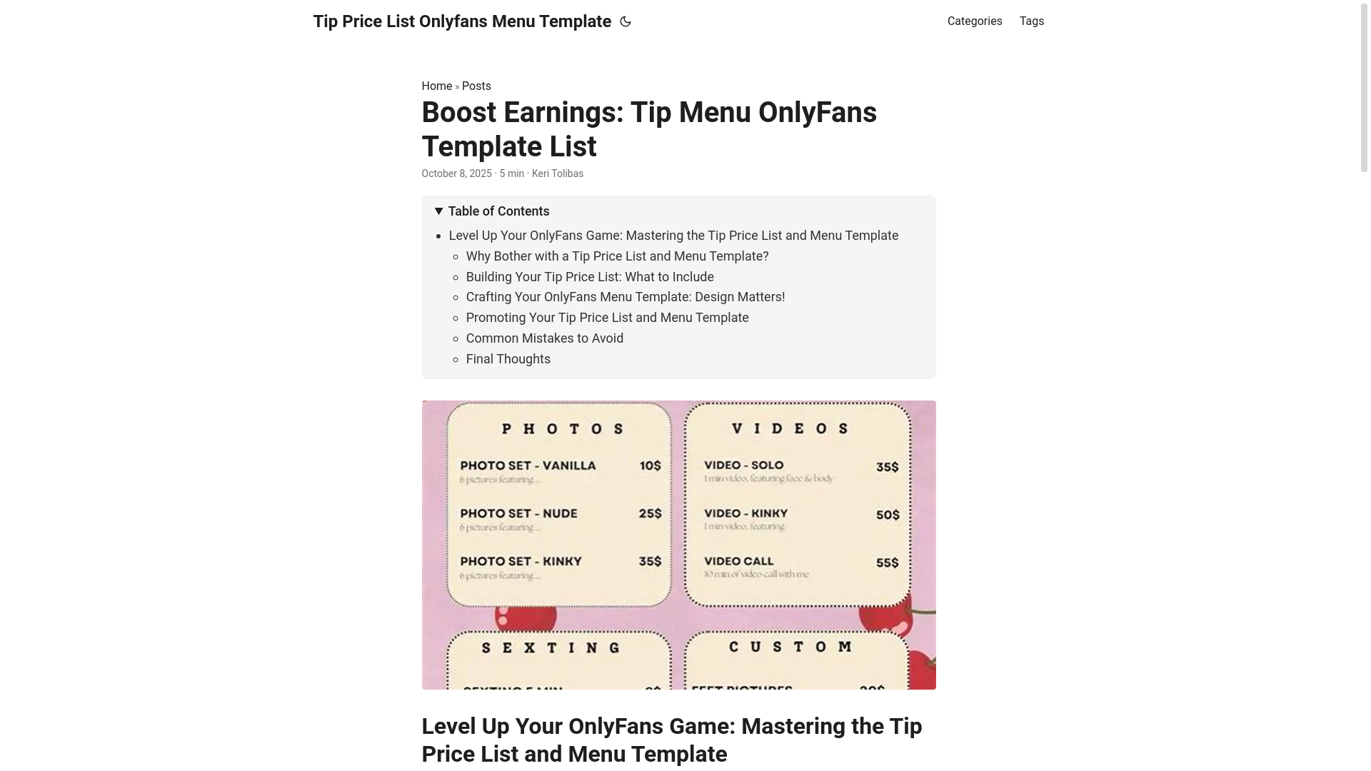 website screenshot of https://tip-price-list-onlyfans-menu-template.pages.dev/