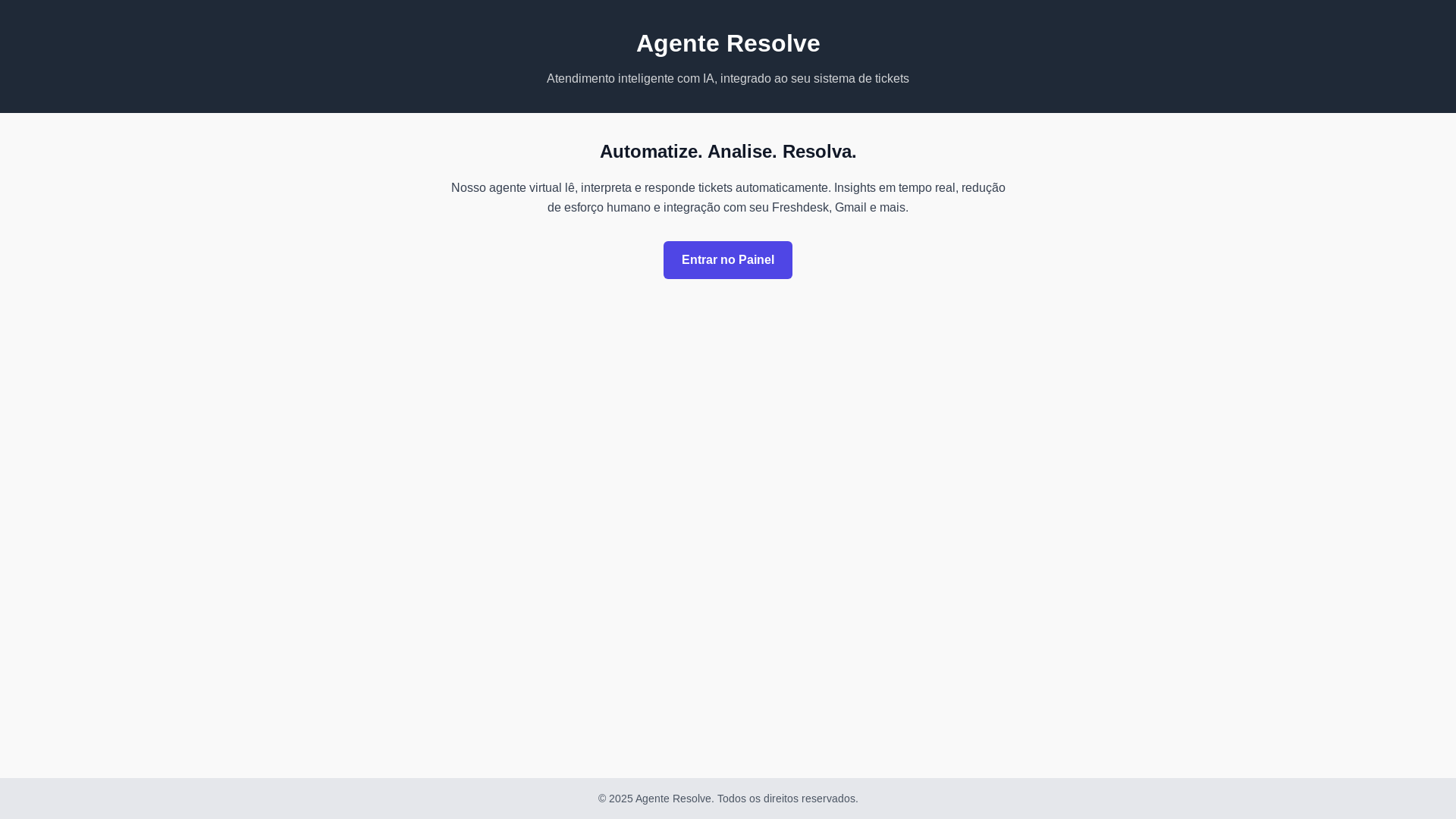 website screenshot of https://agenteresolve.pages.dev/