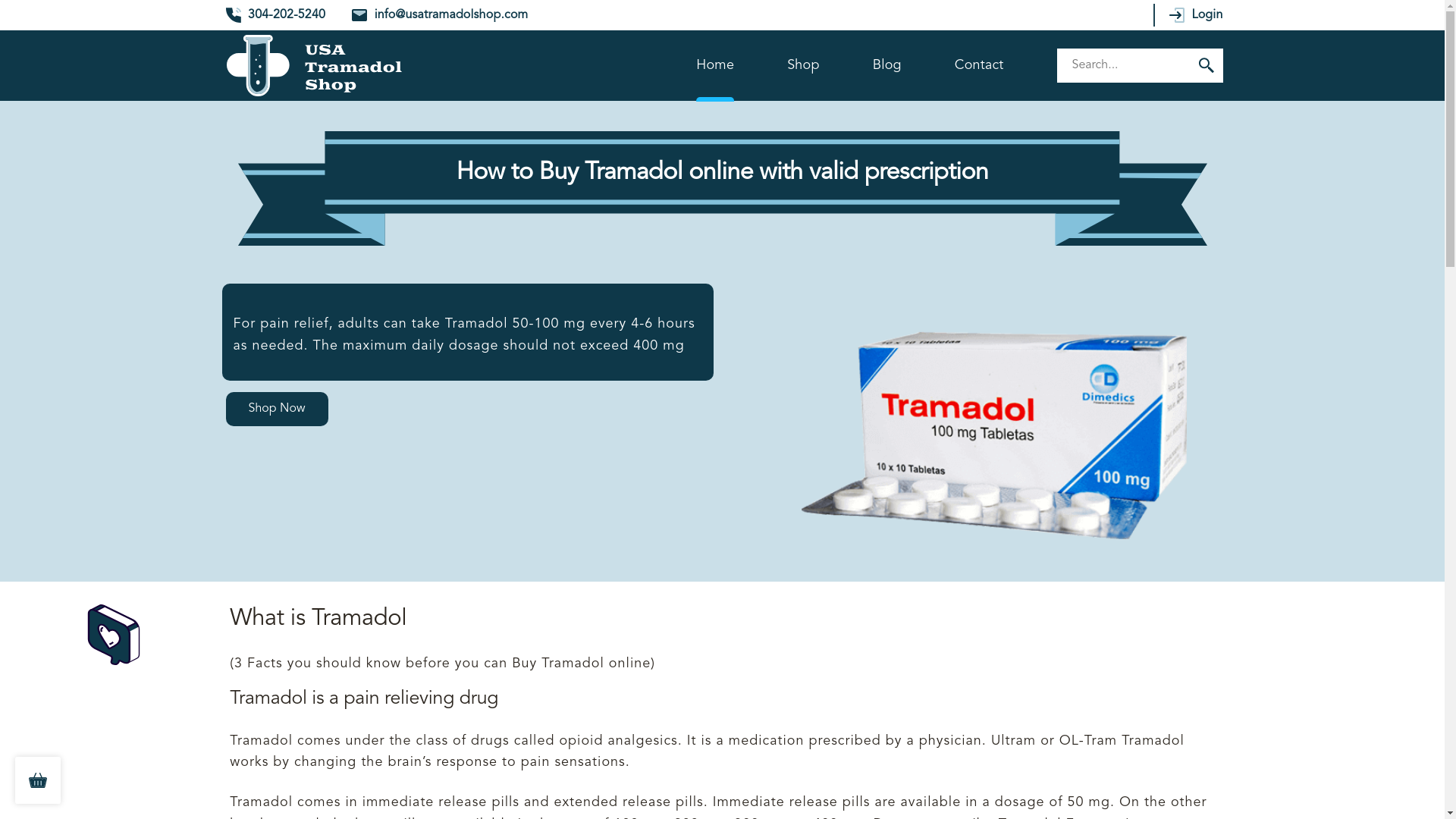 website screenshot of http://usatramadolshop.com/