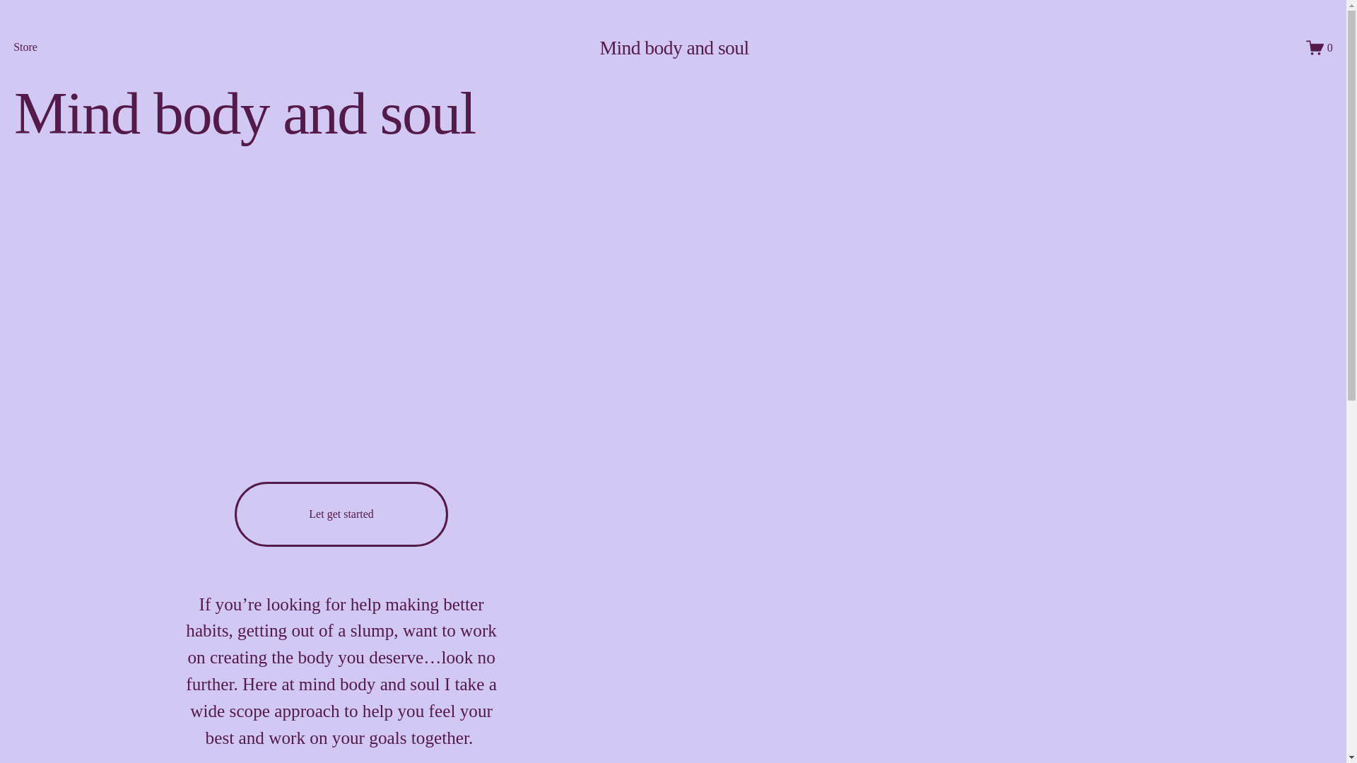 website screenshot of https://mindbodyandsoul.work/
