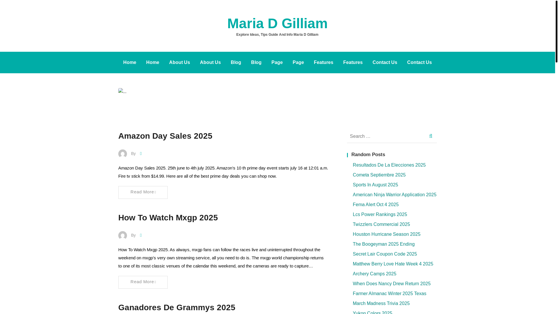 website screenshot of https://mariadgilliamb.pages.dev/