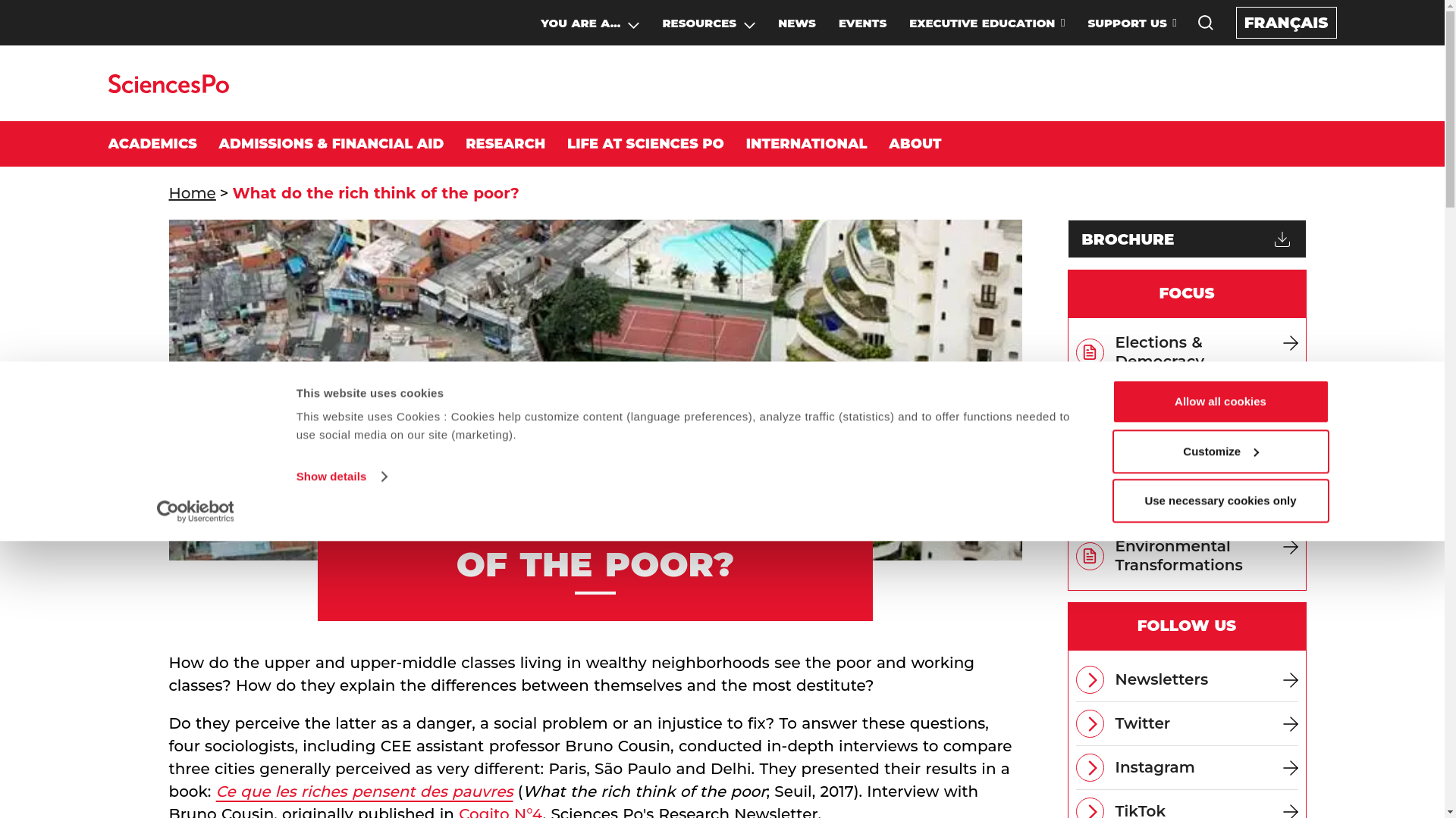 website screenshot of https://www.sciencespo.fr/en/news/what-do-the-rich-think-of-the-poor/