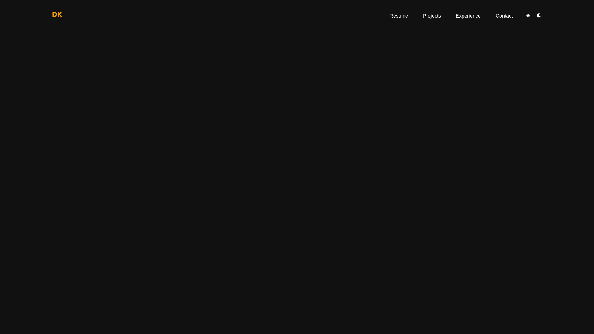 website screenshot of https://danielkovalevskiy.com/