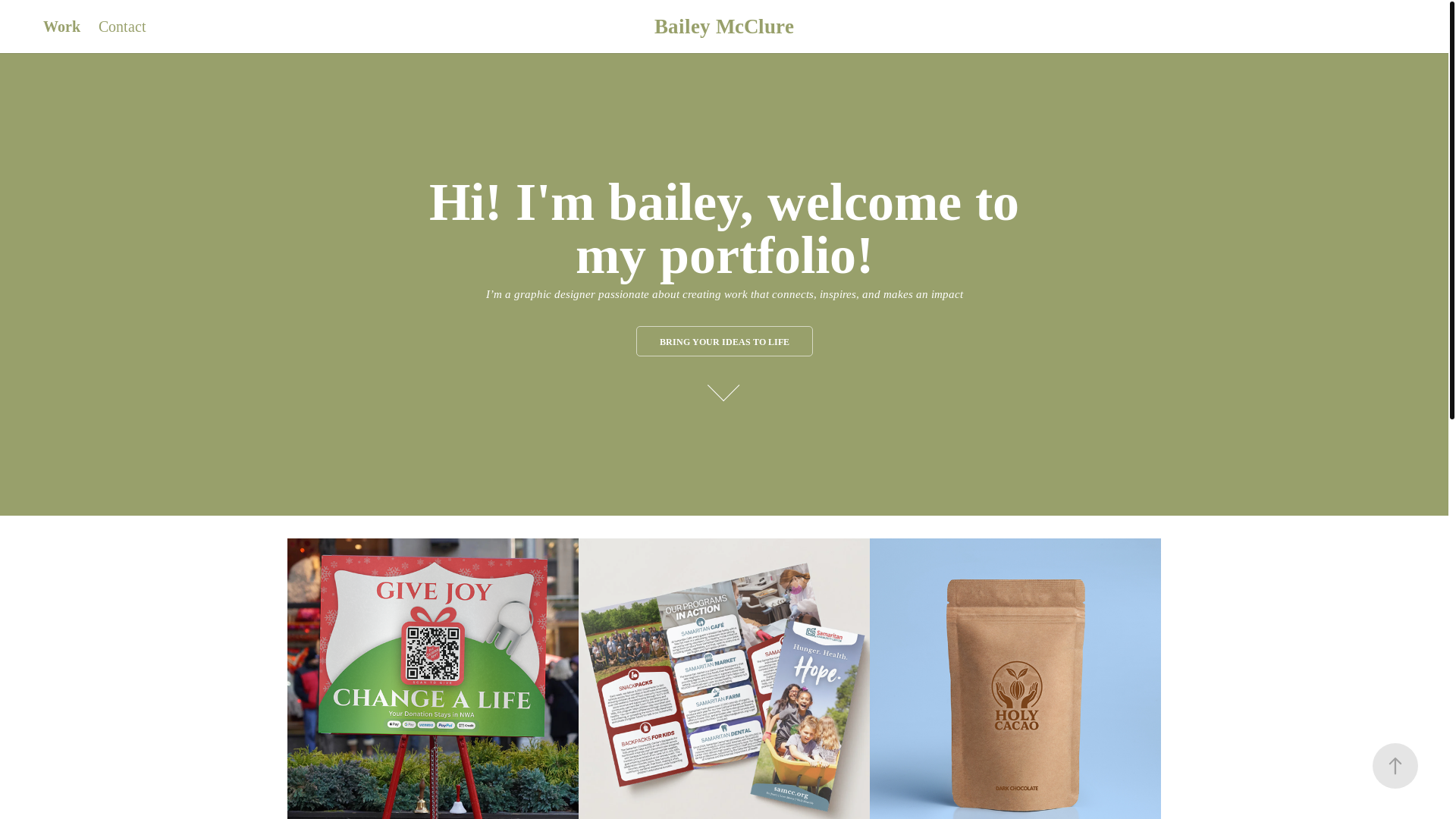 website screenshot of https://baileymcclure.design/