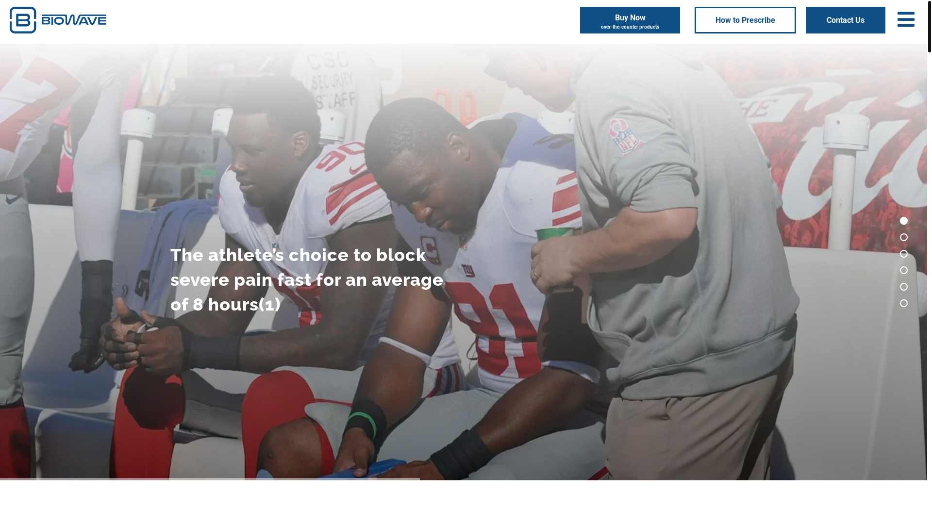 website screenshot of https://biowave.services/