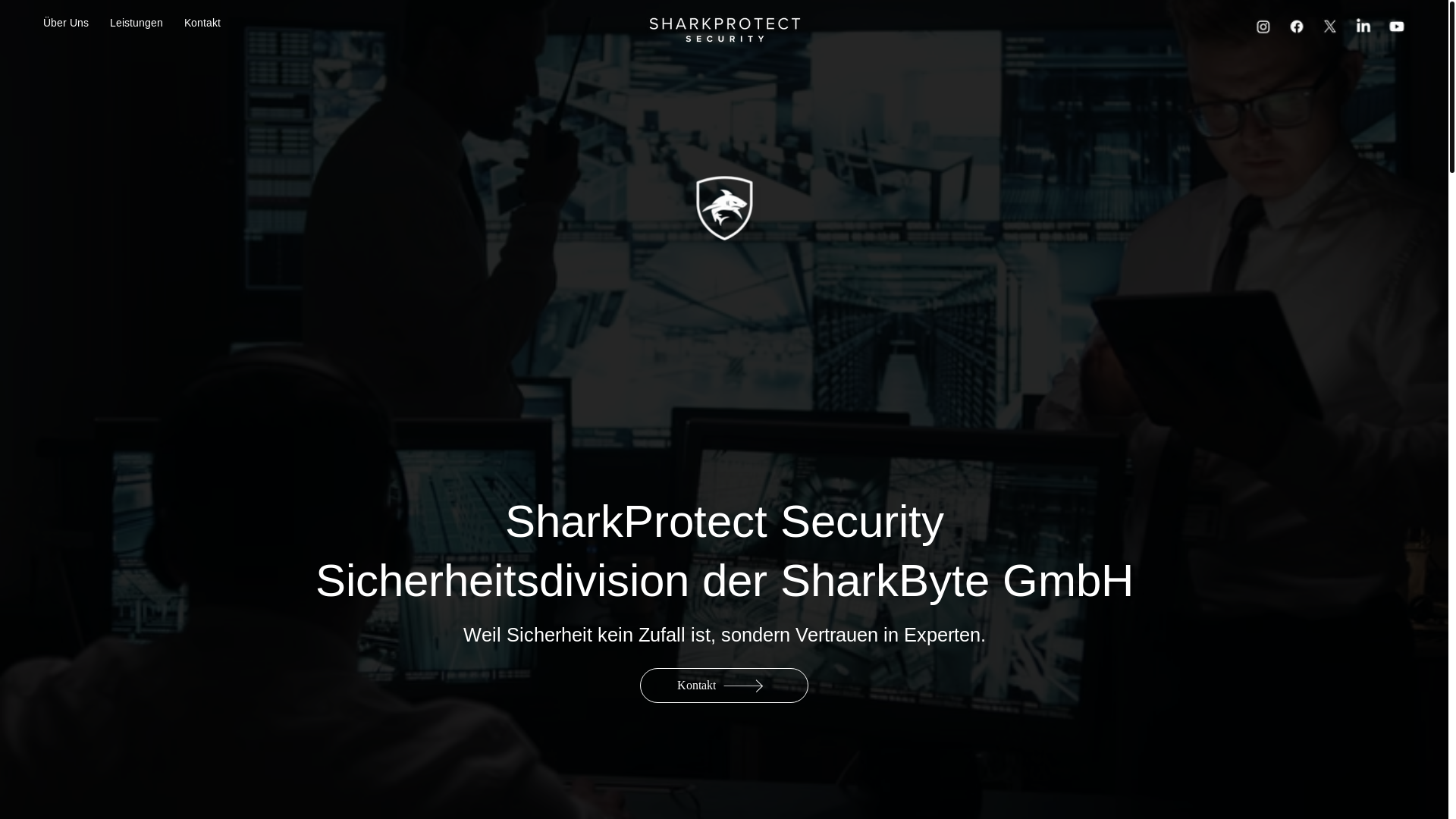 website screenshot of https://shark-protect.de/