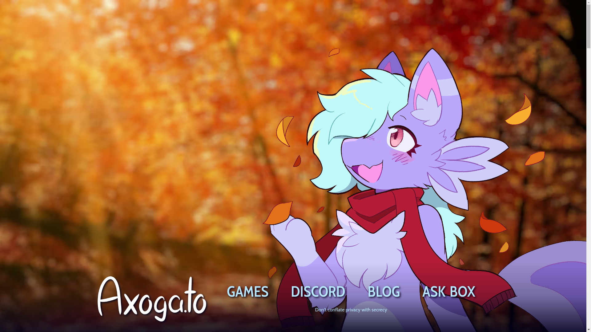 website screenshot of https://axoga.to/