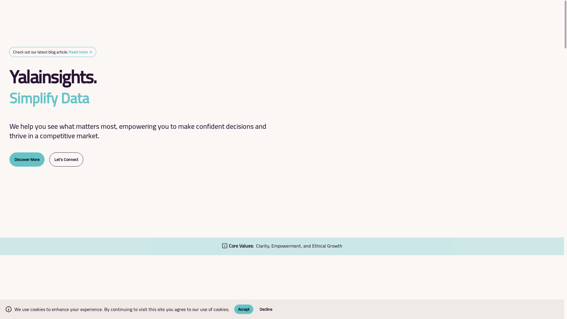 website screenshot of https://yalainsights.pages.dev/