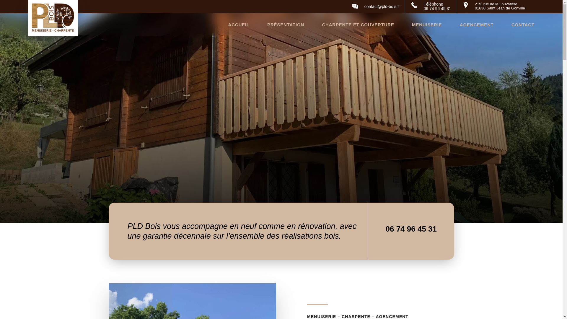 website screenshot of https://charpentier-pays-de-gex.fr/