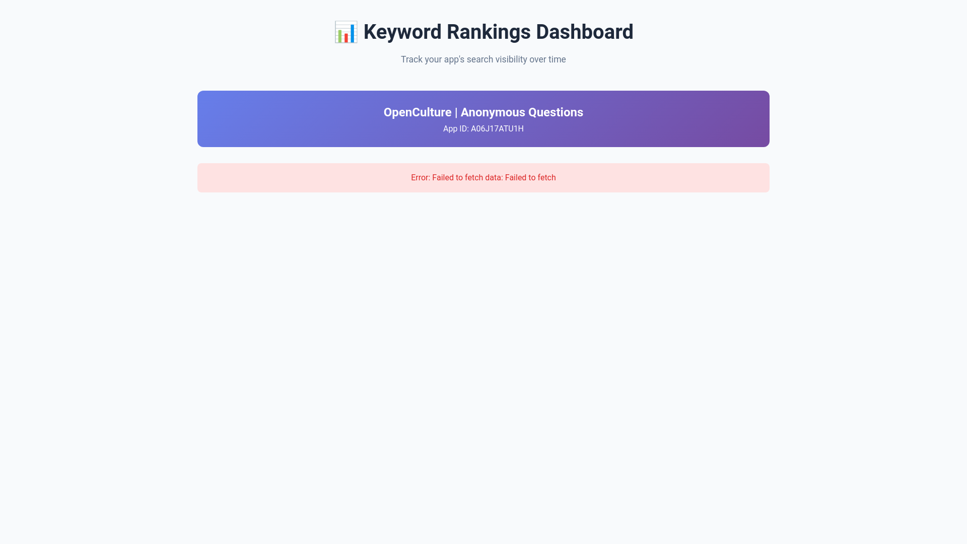 website screenshot of https://openculture-rank-tracker.pages.dev/