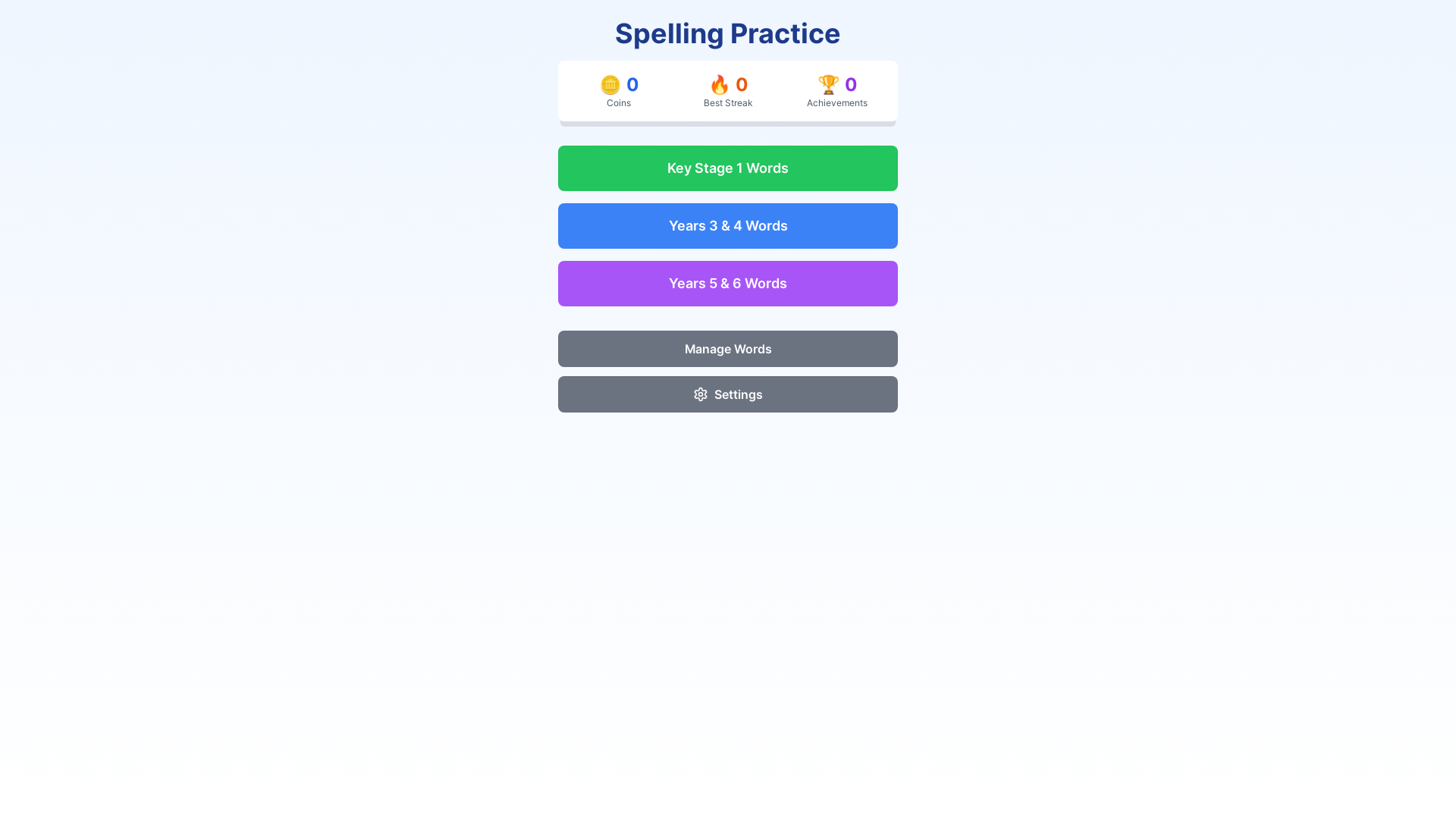website screenshot of https://spell-with-annabelle.pages.dev/