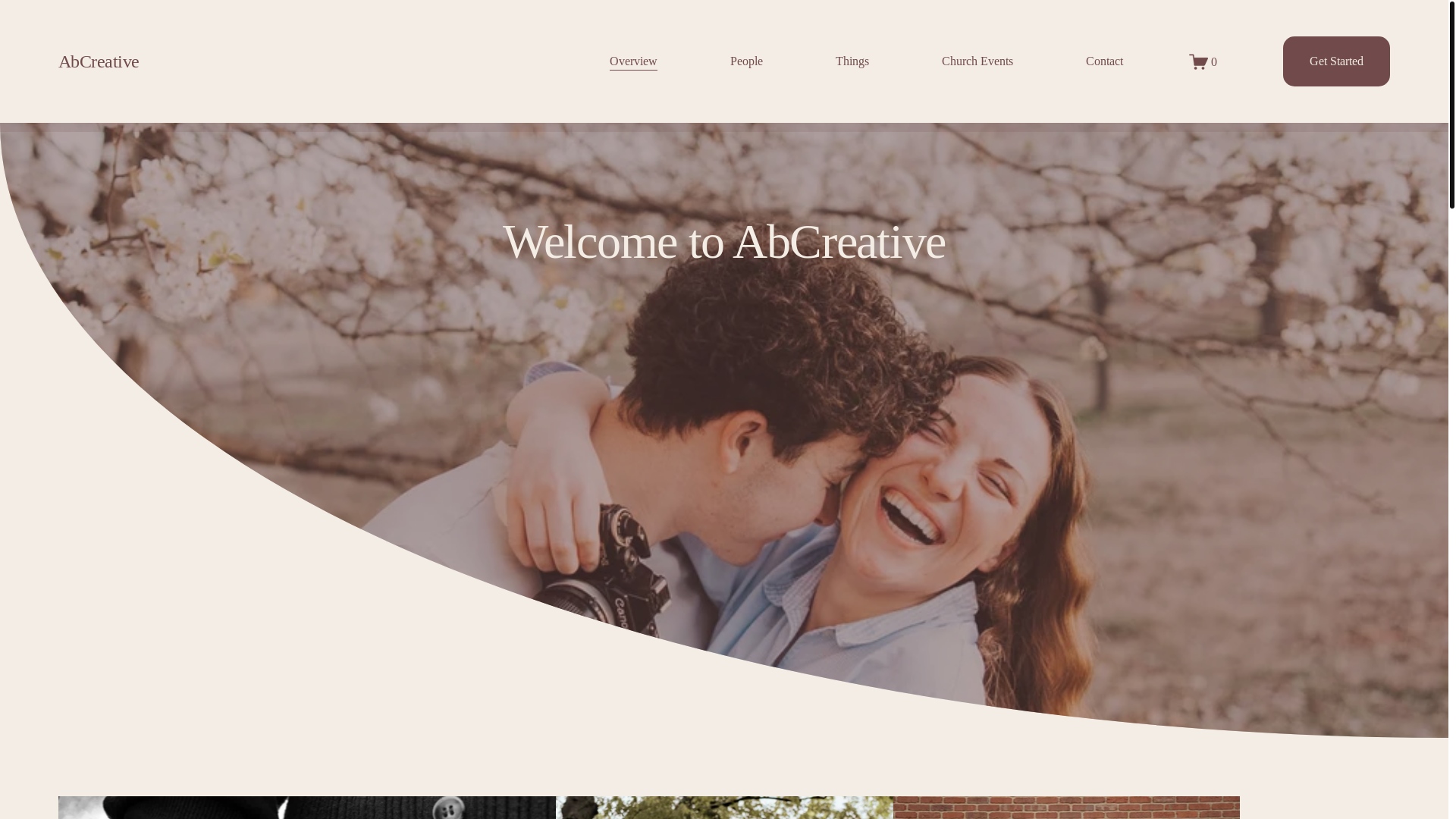 website screenshot of https://averybphotograghy.com/