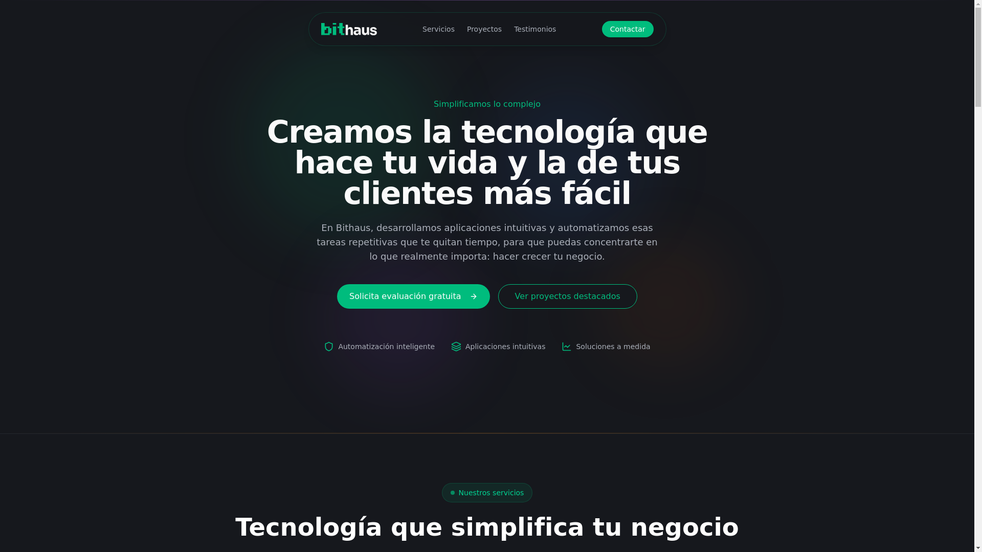 website screenshot of https://bithaus-web.pages.dev/
