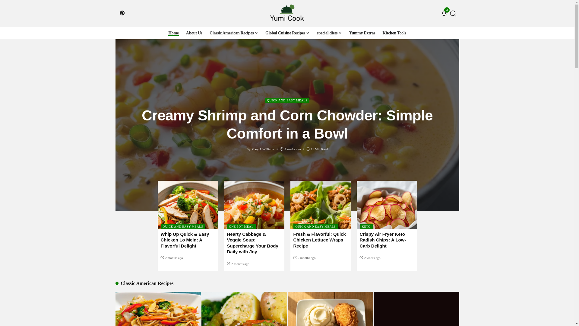 website screenshot of https://yumicook.com/