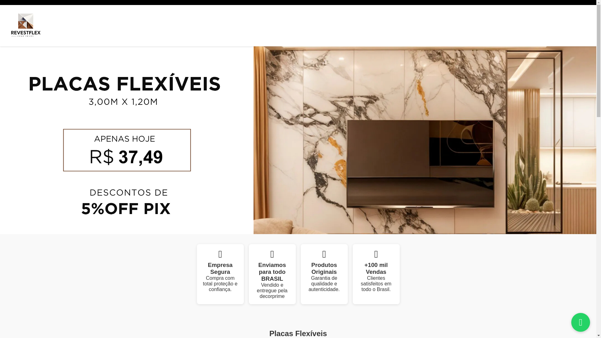 website screenshot of https://revestflexoficial.pages.dev/