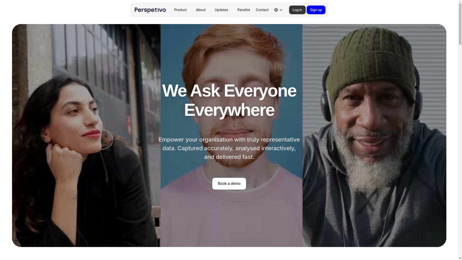 website screenshot of https://perspetivopanel.com/